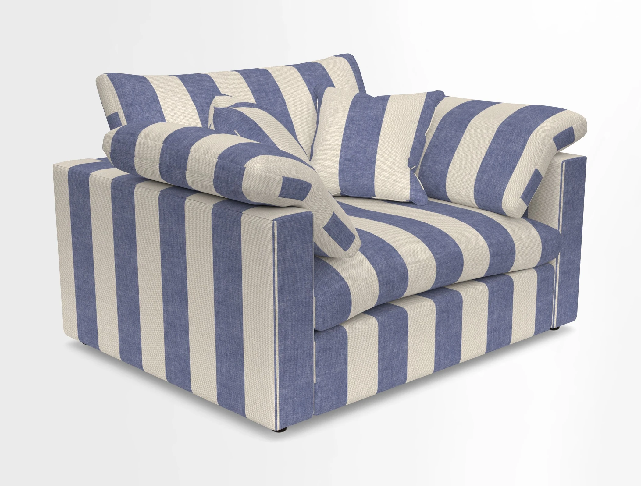 Big Softie Straight Arm Snuggler in Two Tone Plain Biscuit