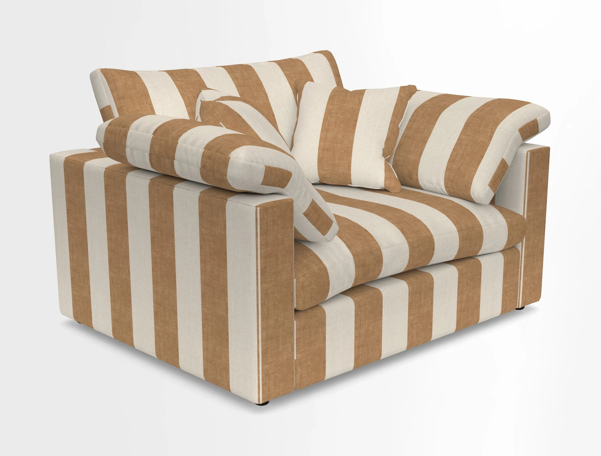 Big Softie Straight Arm Snuggler in Two Tone Plain Biscuit