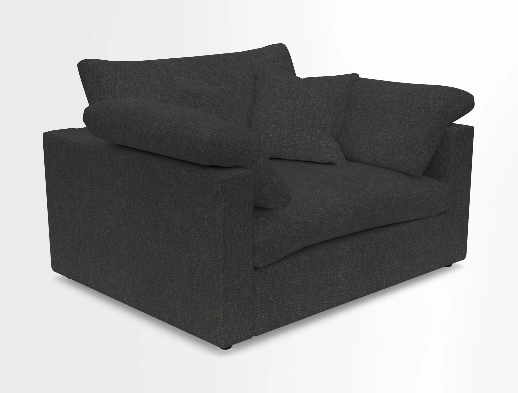 Big Softie Straight Arm Snuggler in Two Tone Plain Biscuit