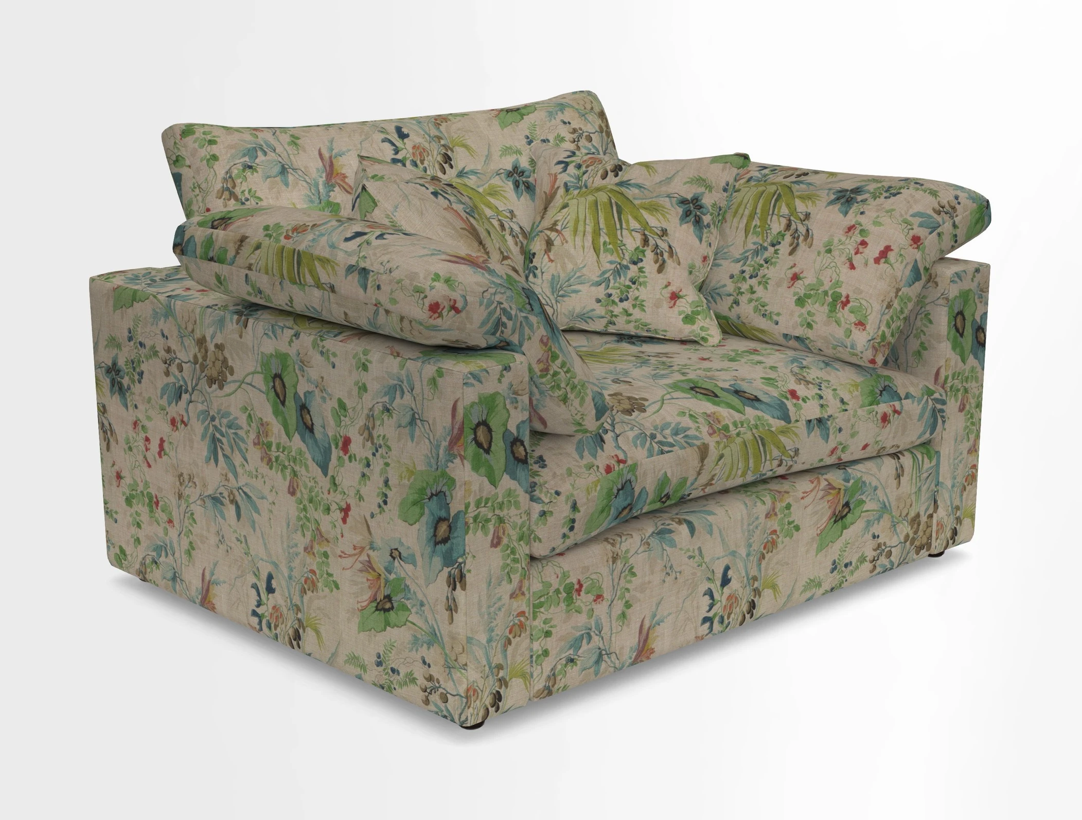 Big Softie Straight Arm Snuggler in Two Tone Plain Biscuit