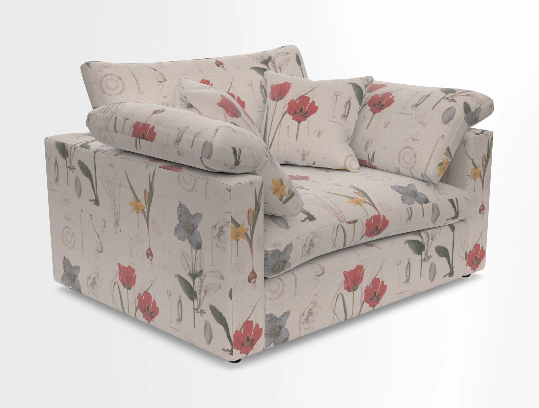 Big Softie Straight Arm Snuggler in Two Tone Plain Biscuit