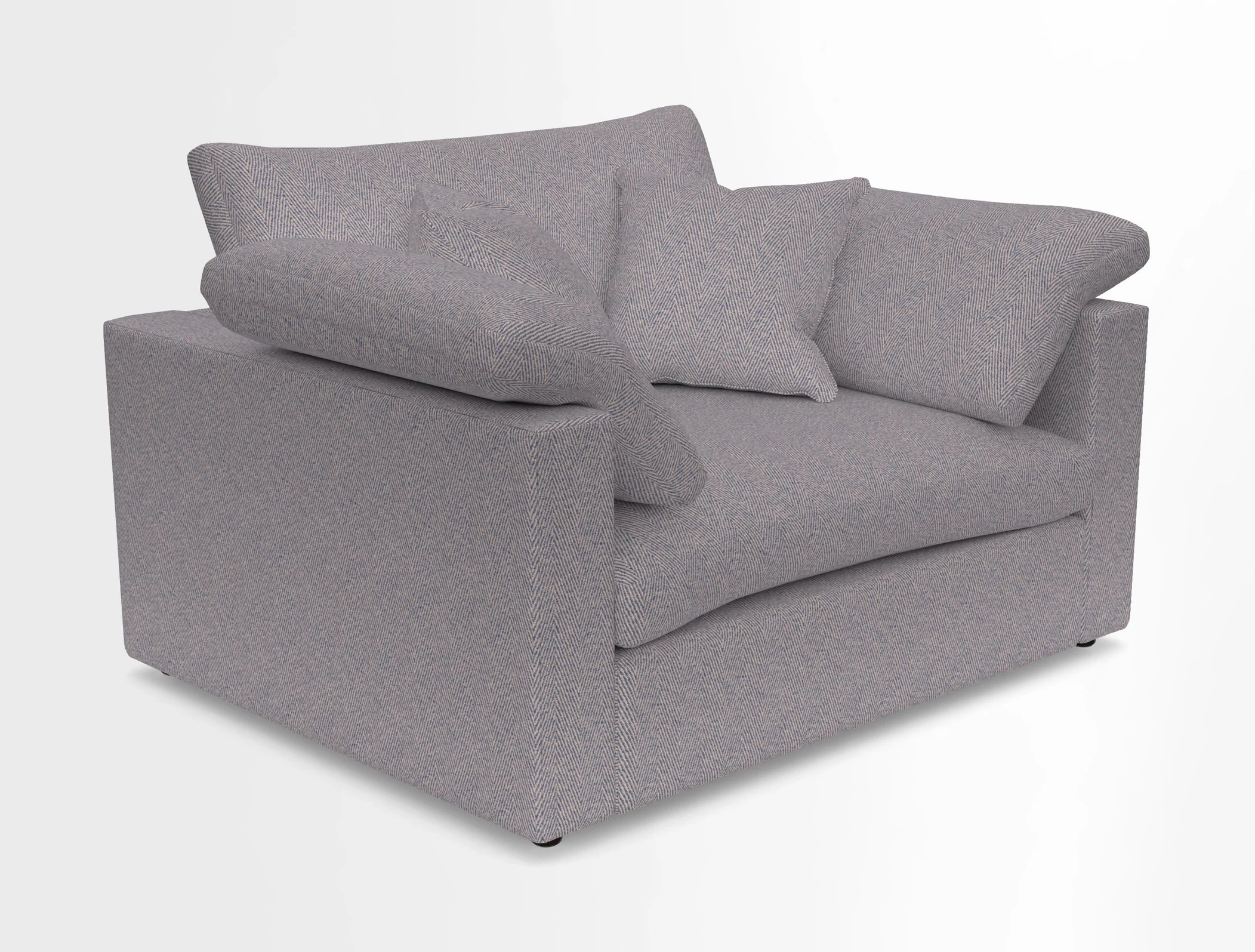 Big Softie Straight Arm Snuggler in Two Tone Plain Biscuit