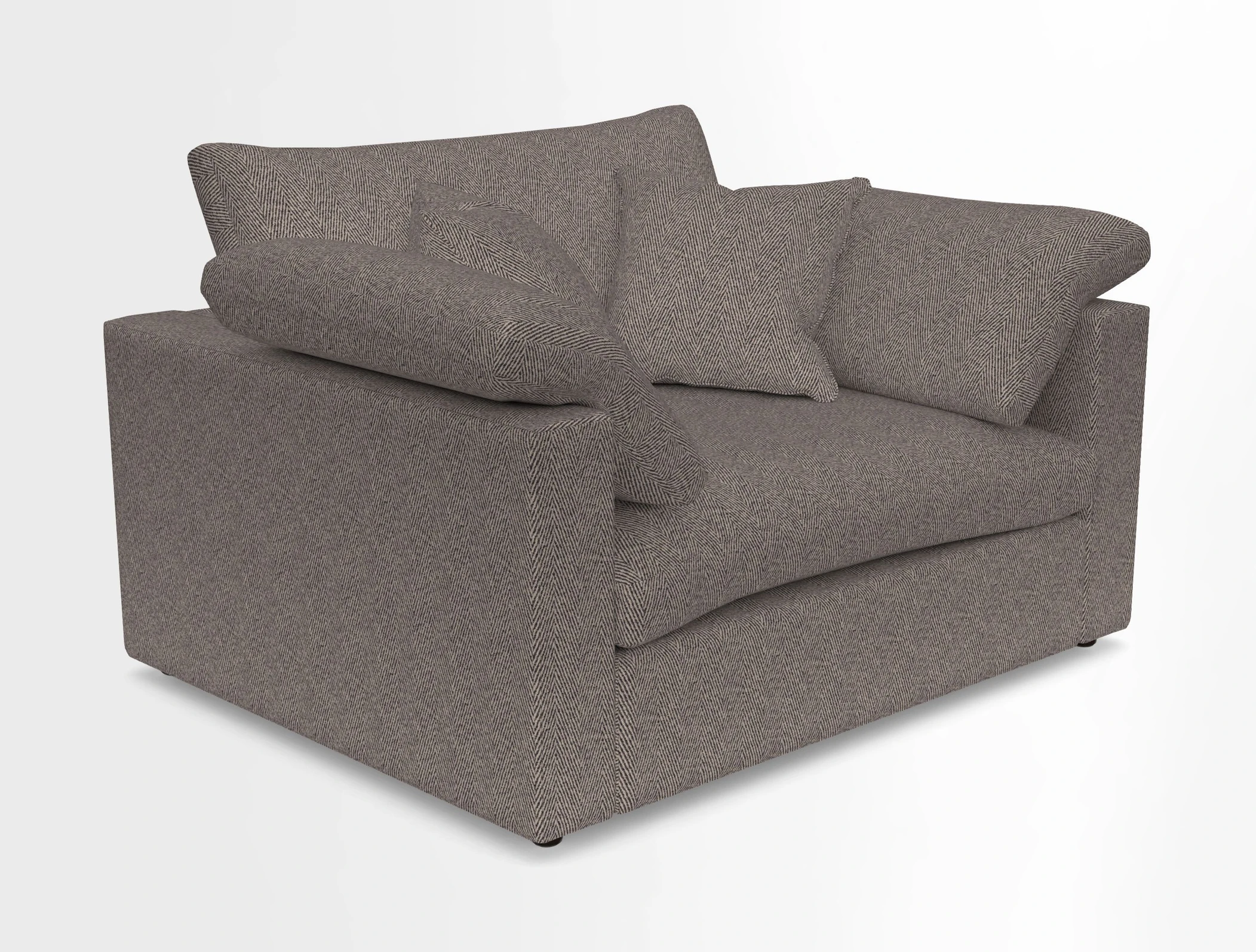 Big Softie Straight Arm Snuggler in Two Tone Plain Biscuit