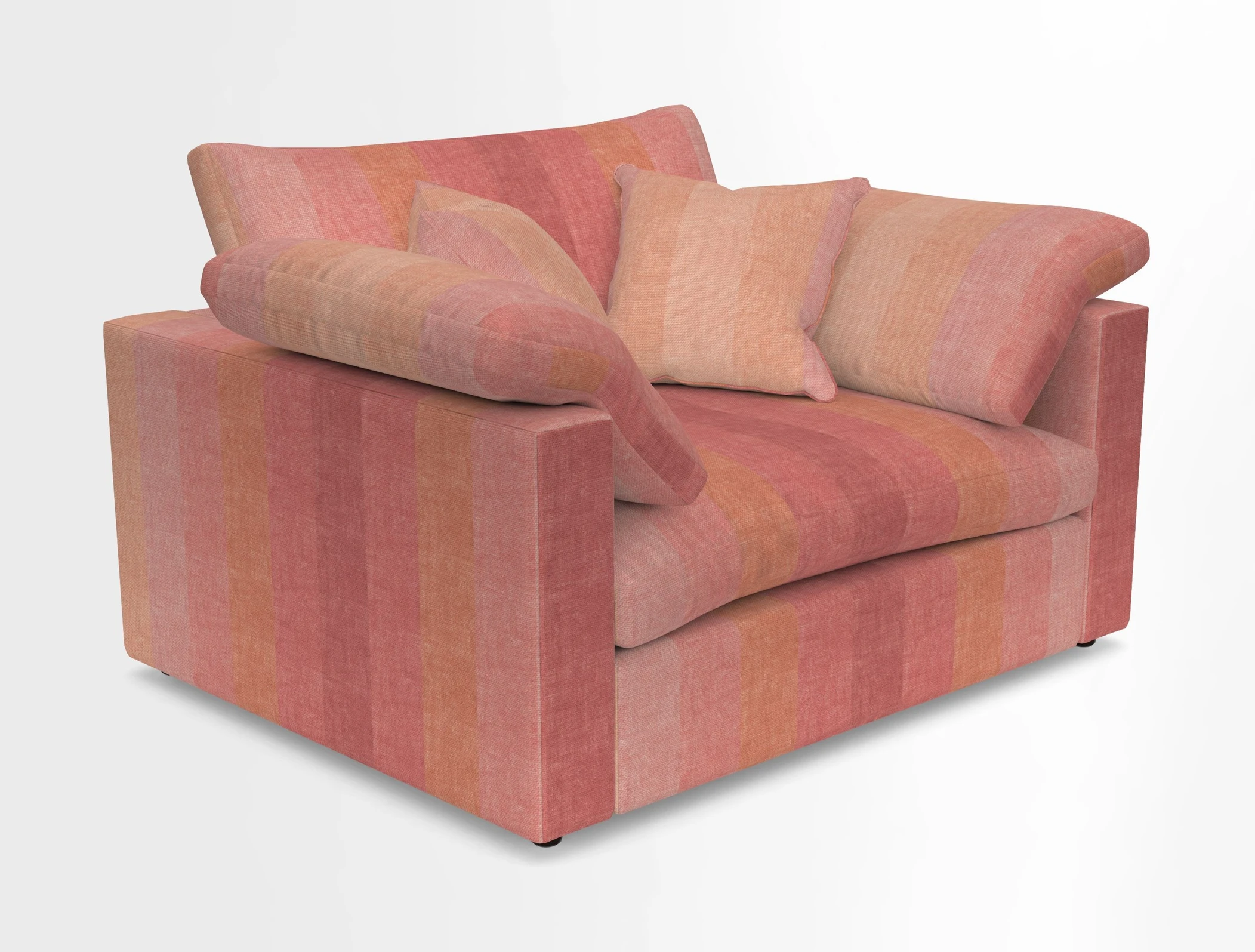 Big Softie Straight Arm Snuggler in Two Tone Plain Biscuit