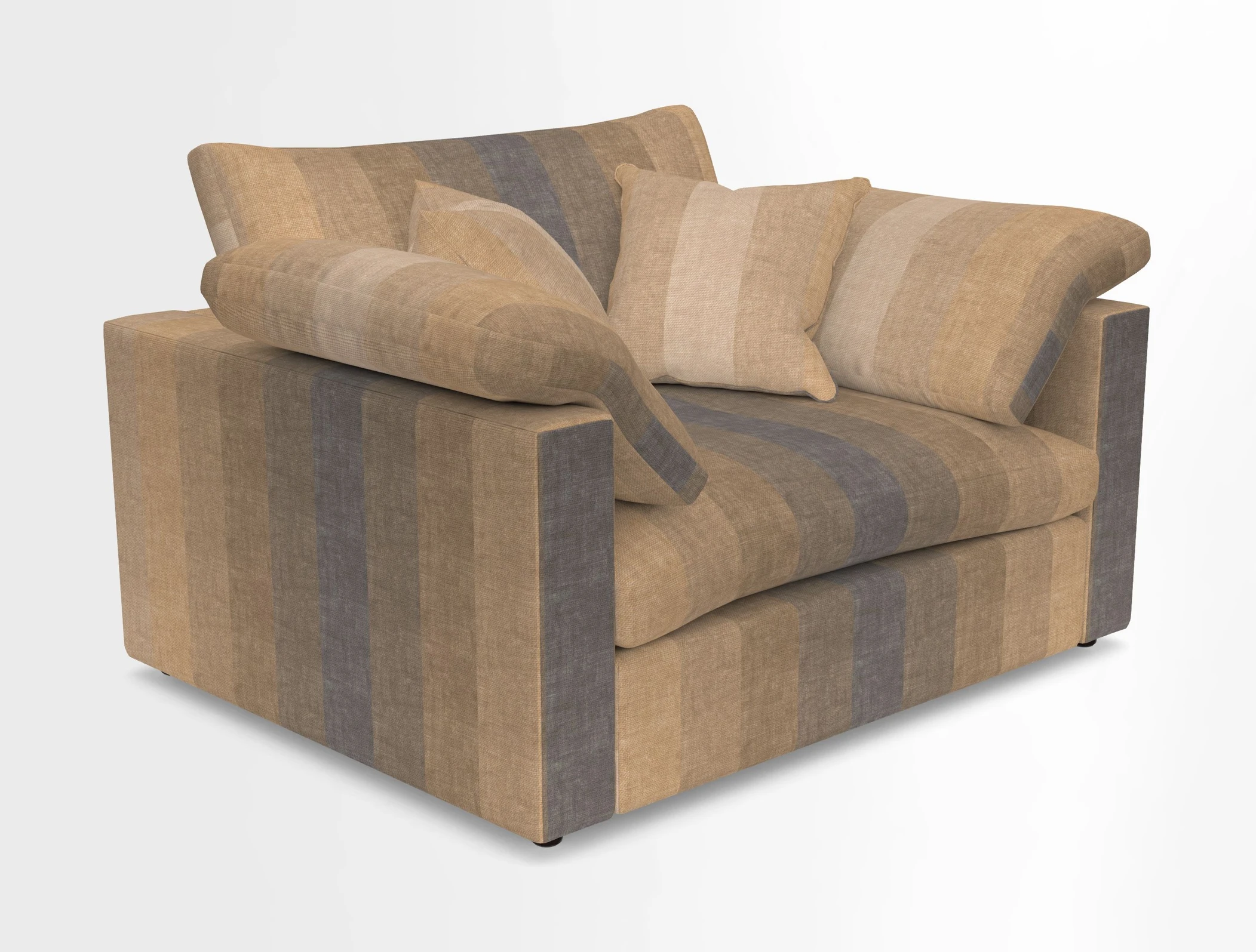 Big Softie Straight Arm Snuggler in Two Tone Plain Biscuit