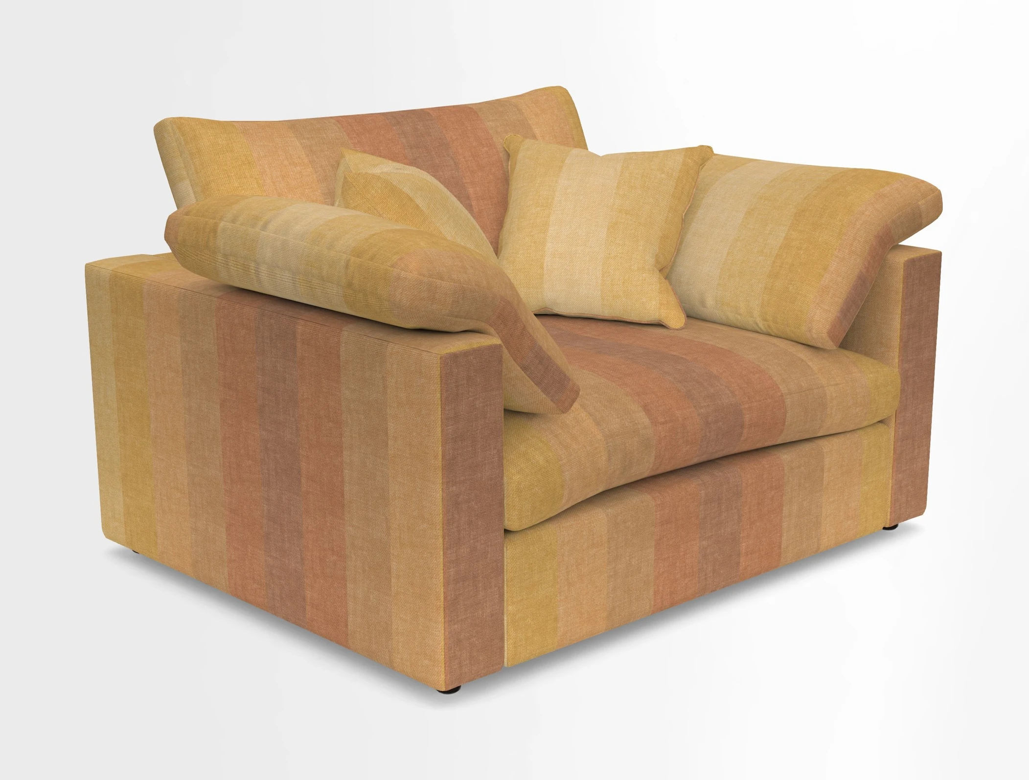 Big Softie Straight Arm Snuggler in Two Tone Plain Biscuit