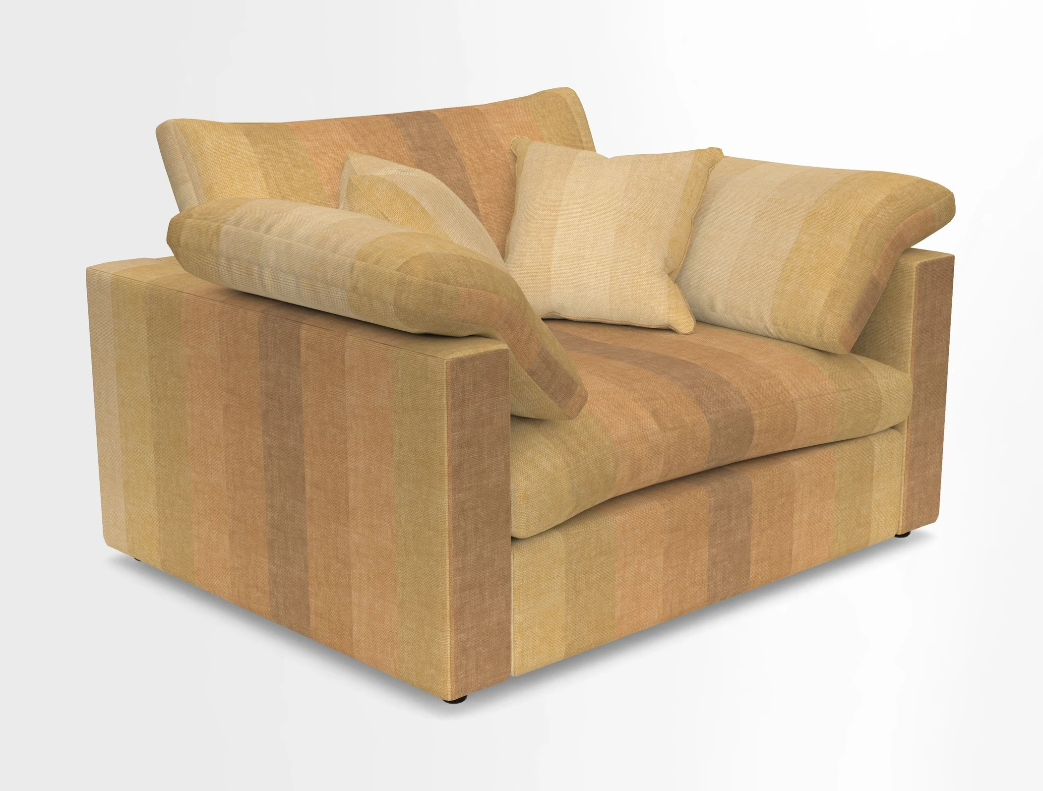 Big Softie Straight Arm Snuggler in Two Tone Plain Biscuit