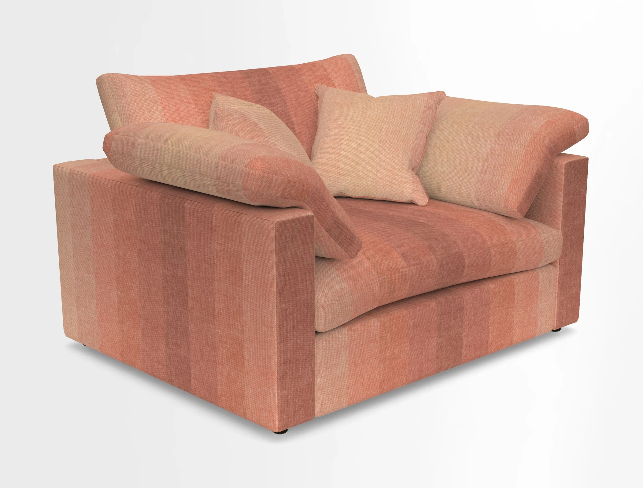 Big Softie Straight Arm Snuggler in Two Tone Plain Biscuit