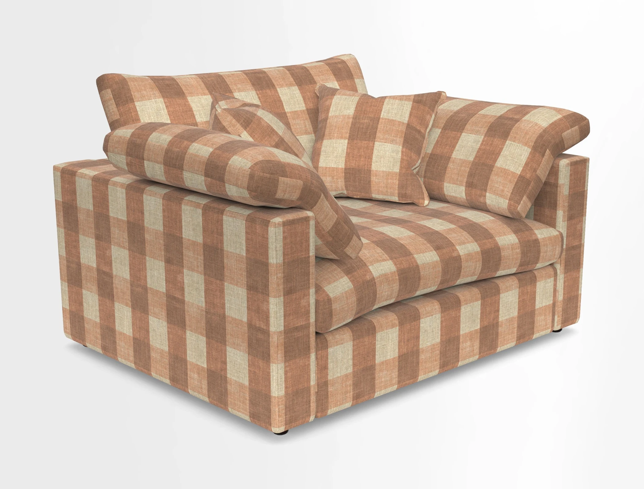 Big Softie Straight Arm Snuggler in Two Tone Plain Biscuit