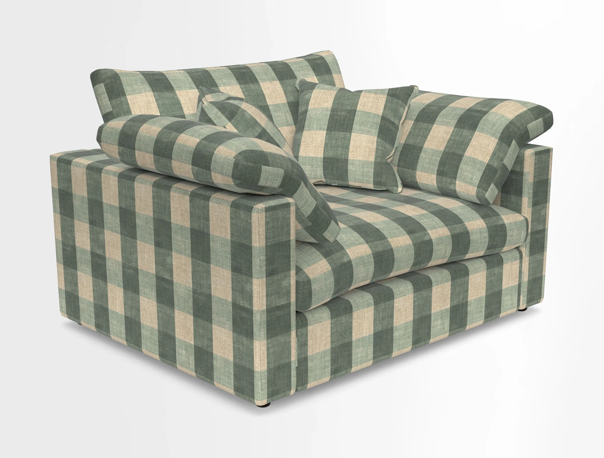 Big Softie Straight Arm Snuggler in Two Tone Plain Biscuit