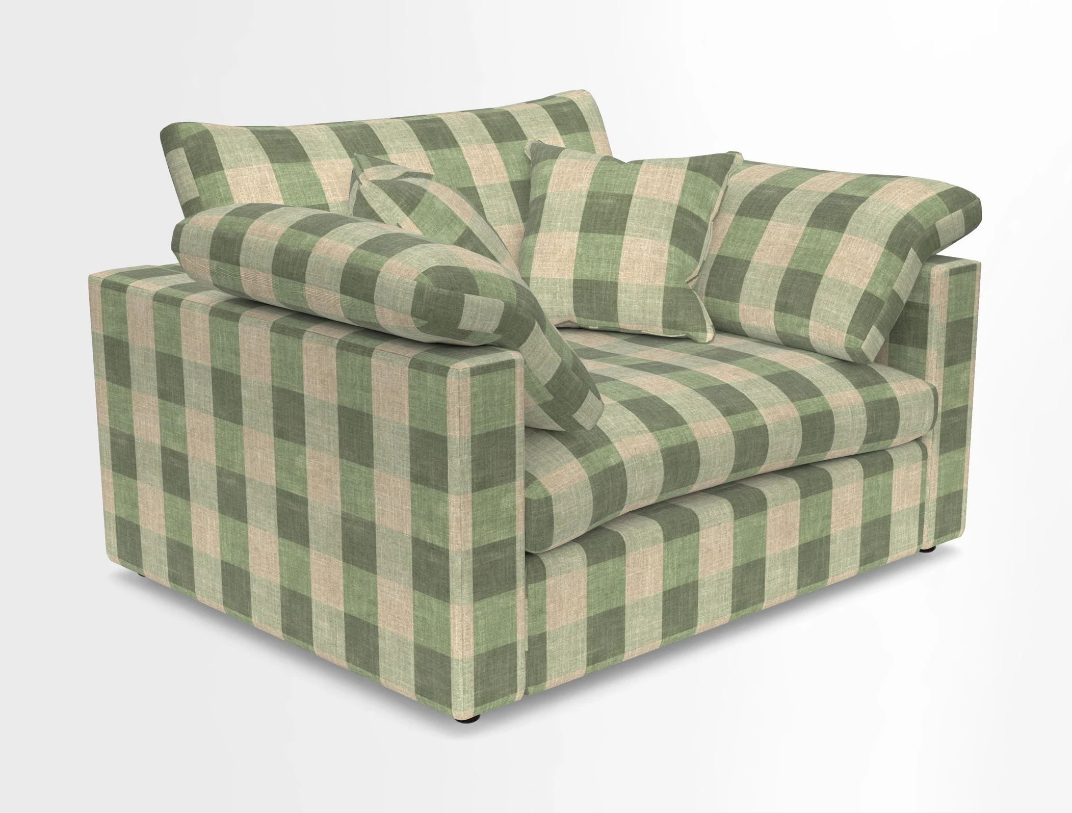 Big Softie Straight Arm Snuggler in Two Tone Plain Biscuit