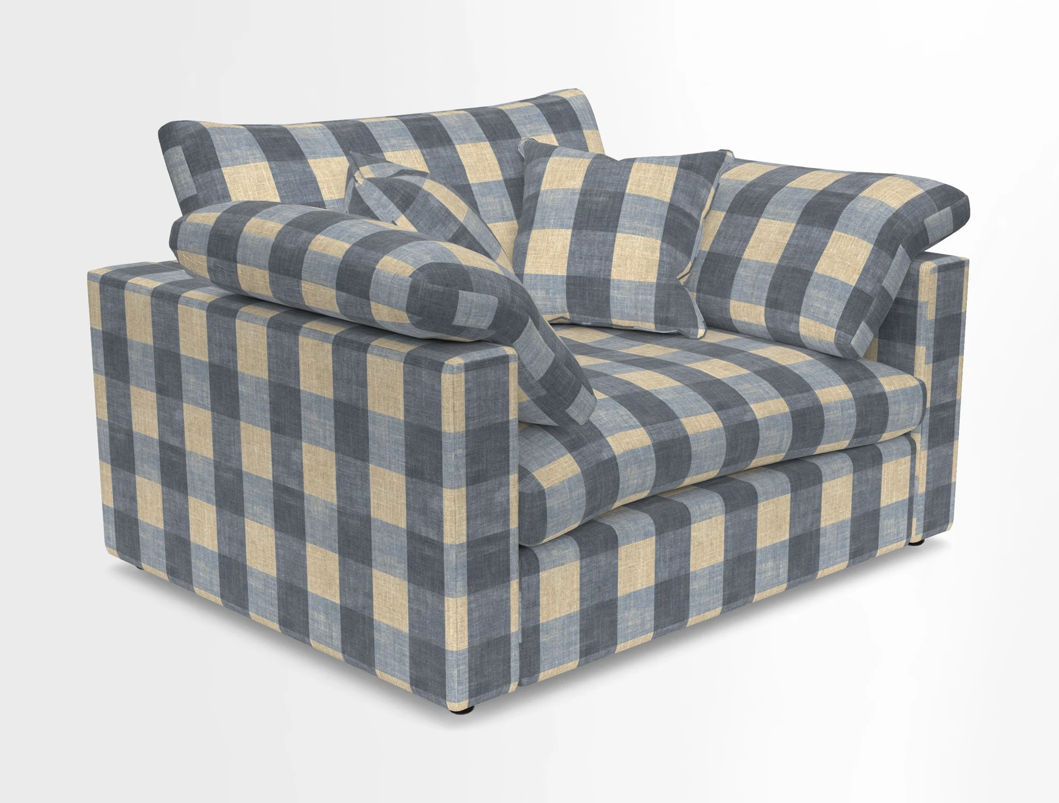 Big Softie Straight Arm Snuggler in Two Tone Plain Biscuit