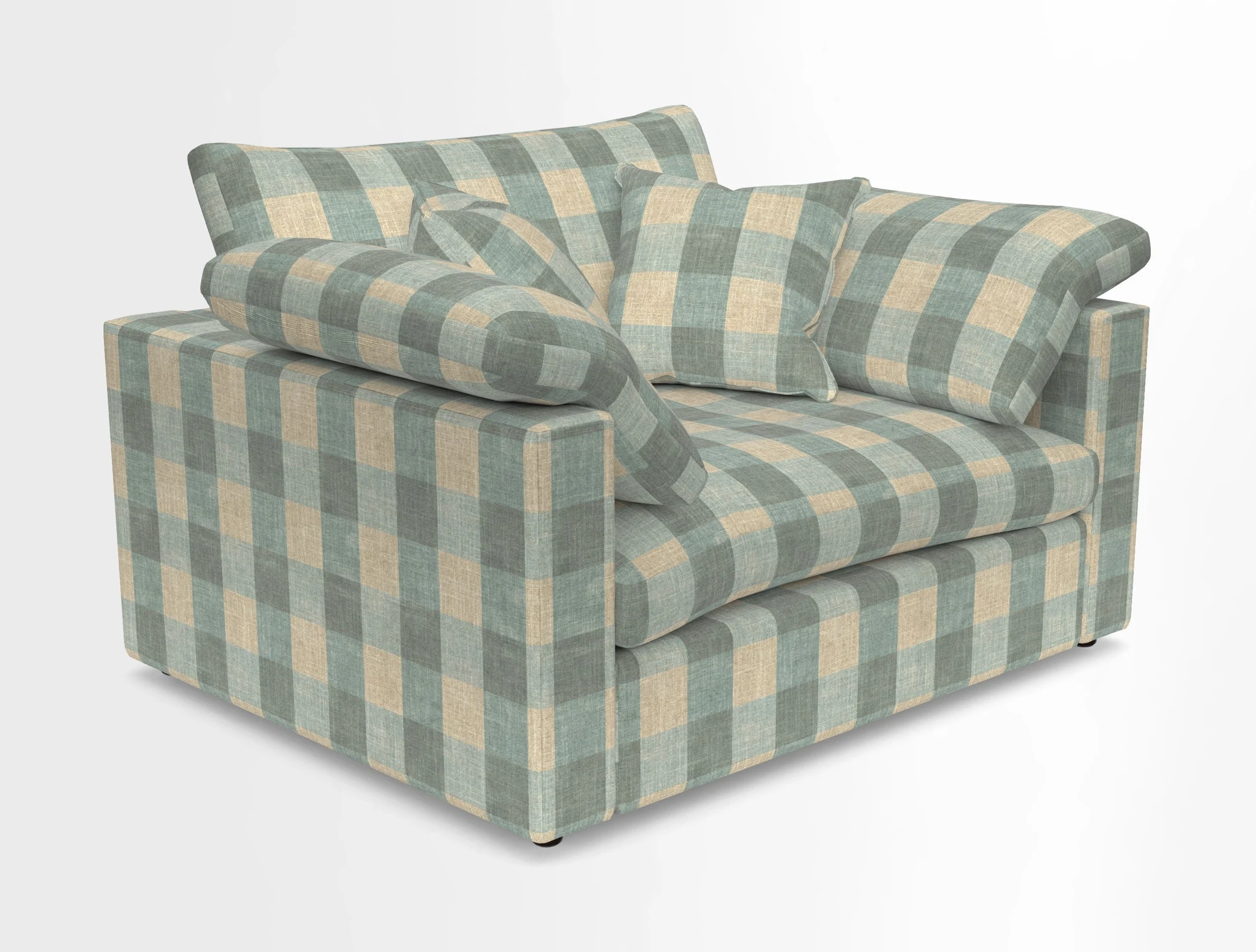 Big Softie Straight Arm Snuggler in Two Tone Plain Biscuit