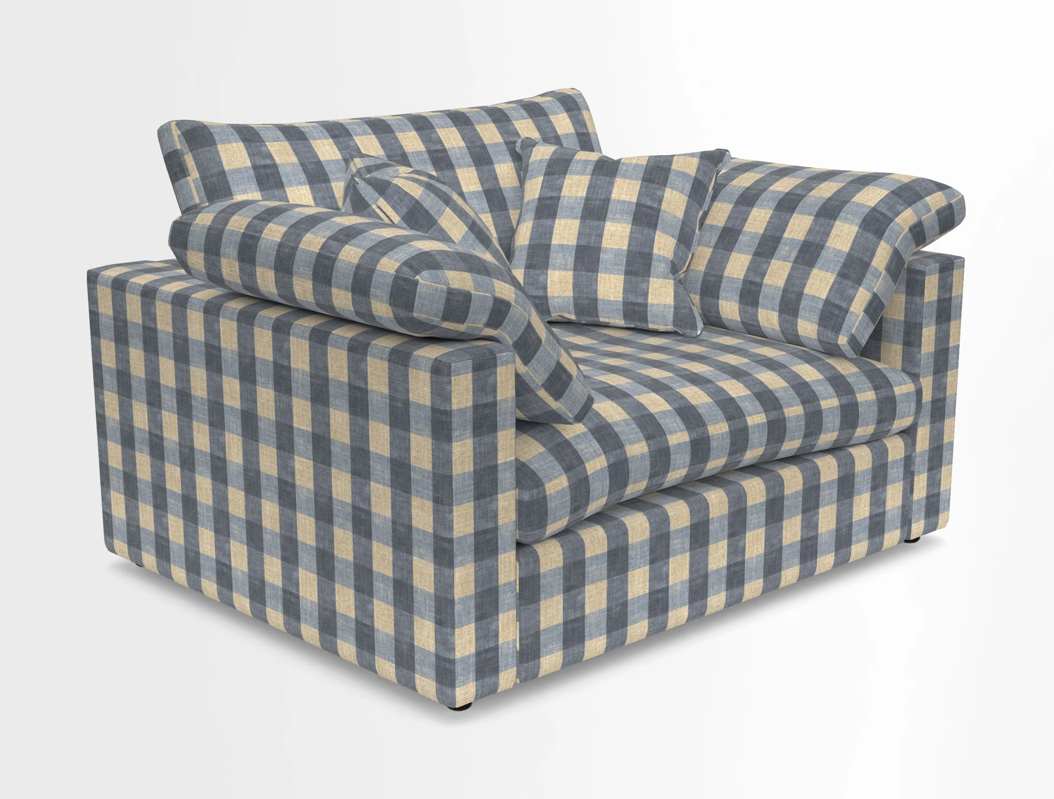 Big Softie Straight Arm Snuggler in Two Tone Plain Biscuit