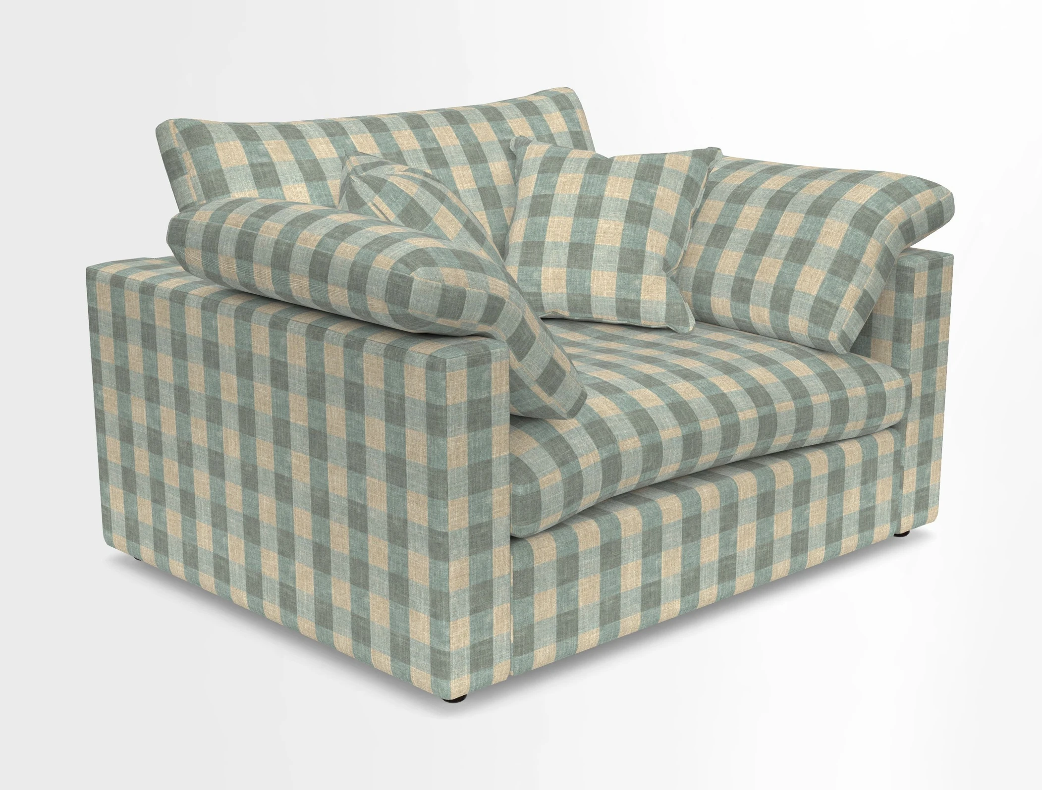 Big Softie Straight Arm Snuggler in Two Tone Plain Biscuit