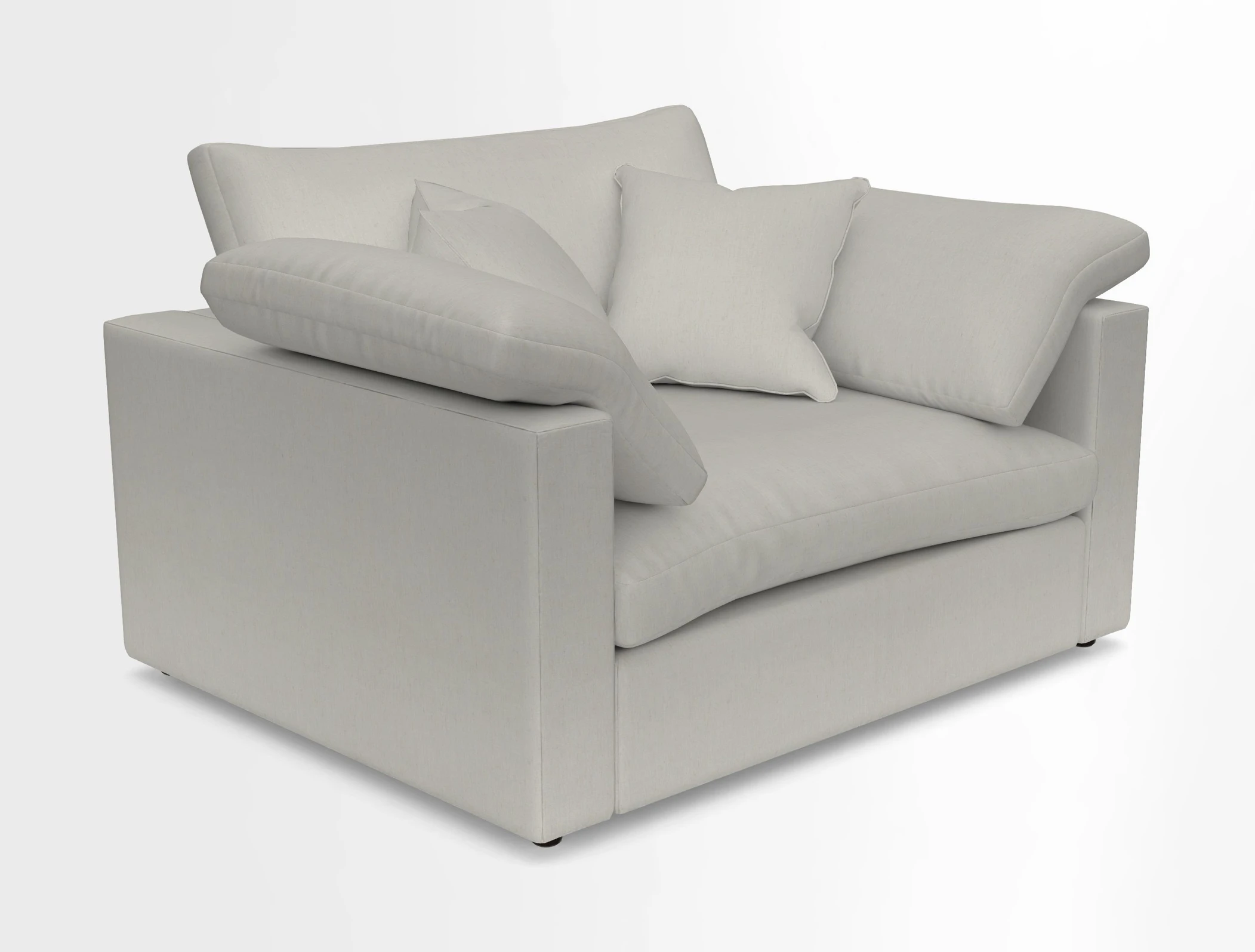 Big Softie Straight Arm Snuggler in Two Tone Plain Biscuit