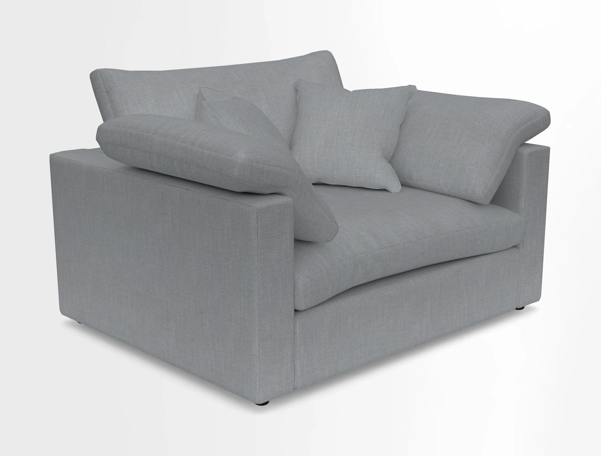 Big Softie Straight Arm Snuggler in Two Tone Plain Biscuit