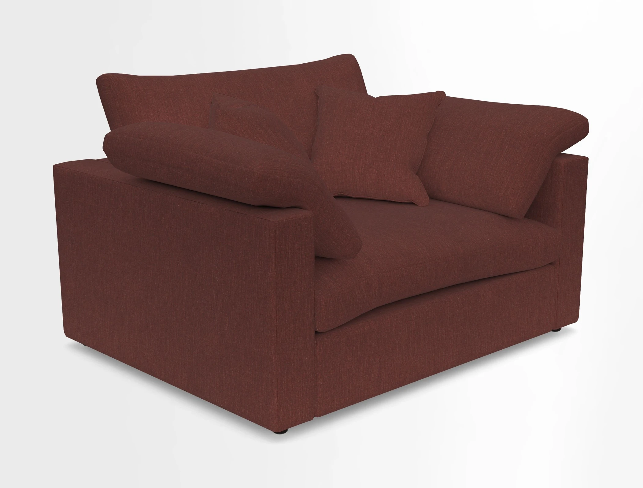 Big Softie Straight Arm Snuggler in Two Tone Plain Biscuit