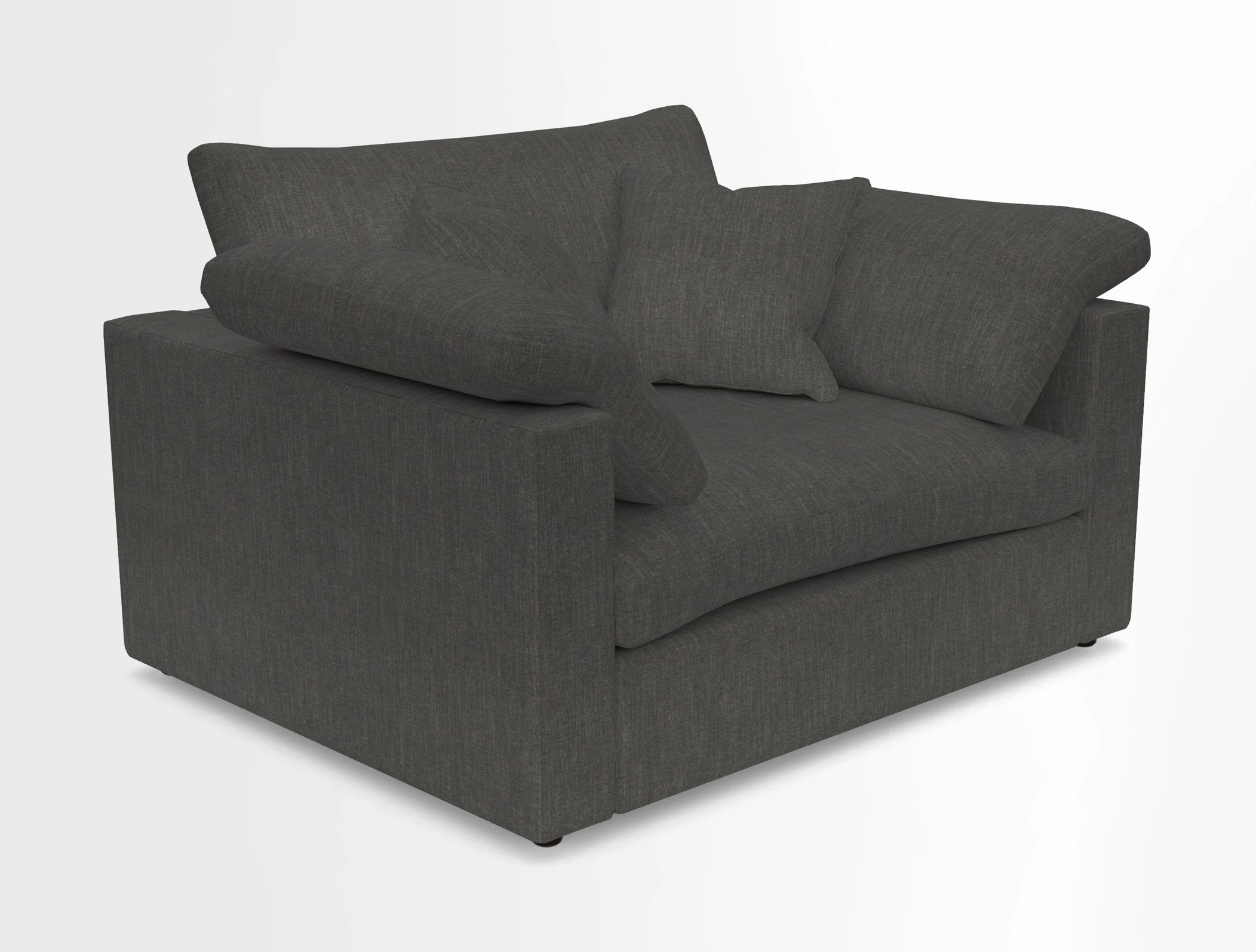 Big Softie Straight Arm Snuggler in Two Tone Plain Biscuit
