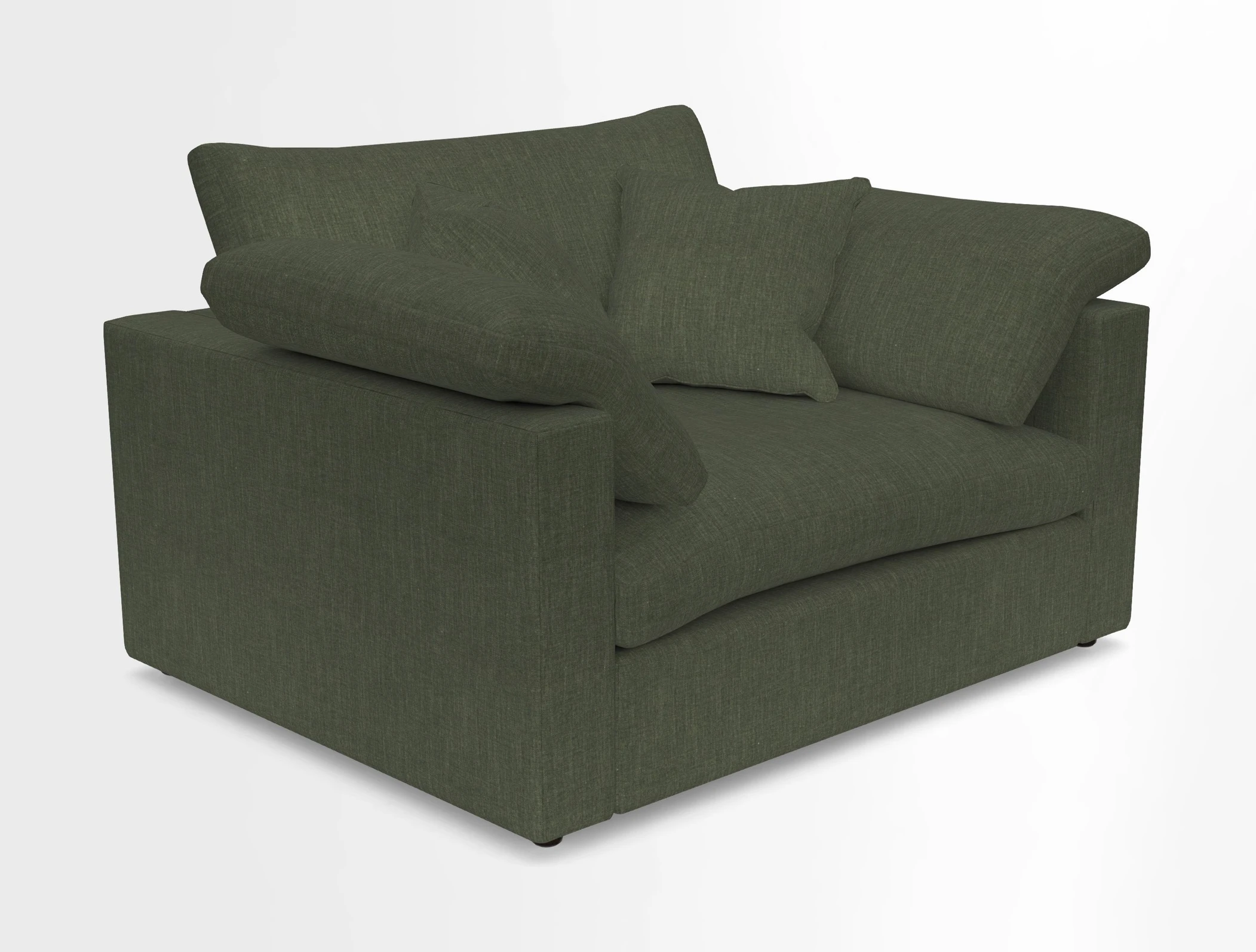 Big Softie Straight Arm Snuggler in Two Tone Plain Biscuit