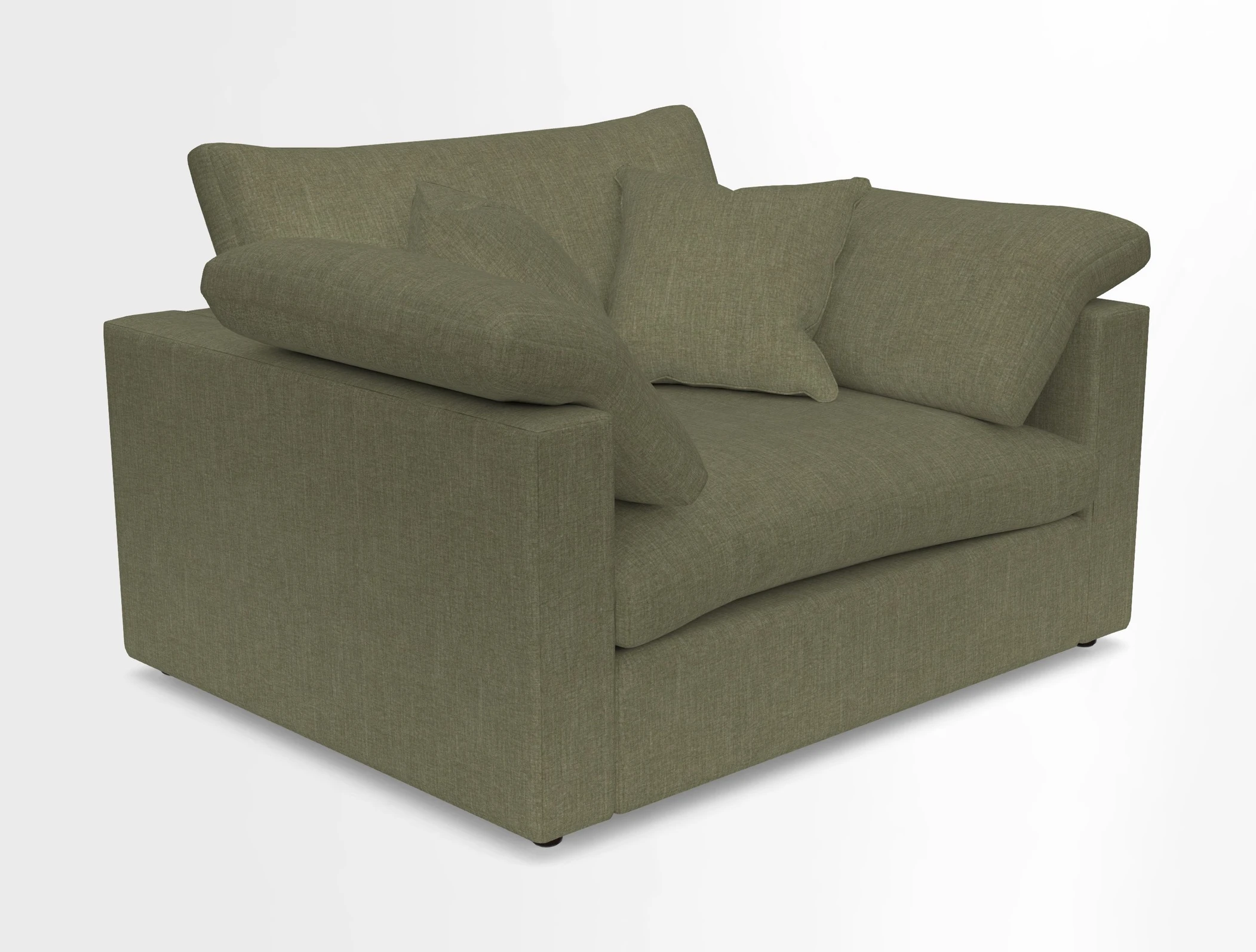 Big Softie Straight Arm Snuggler in Two Tone Plain Biscuit