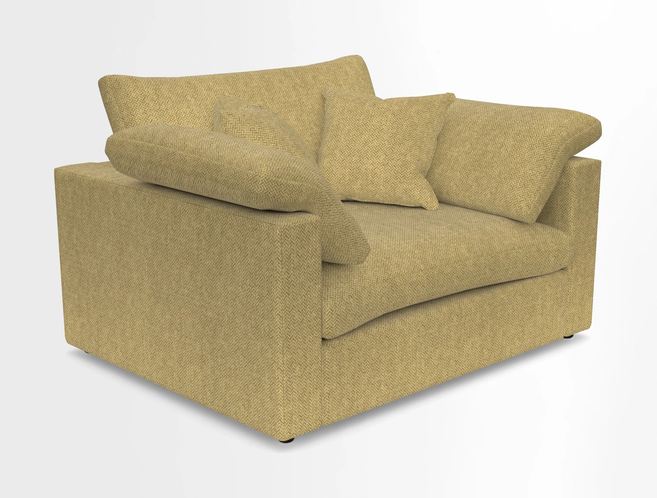 Big Softie Straight Arm Snuggler in Two Tone Plain Biscuit