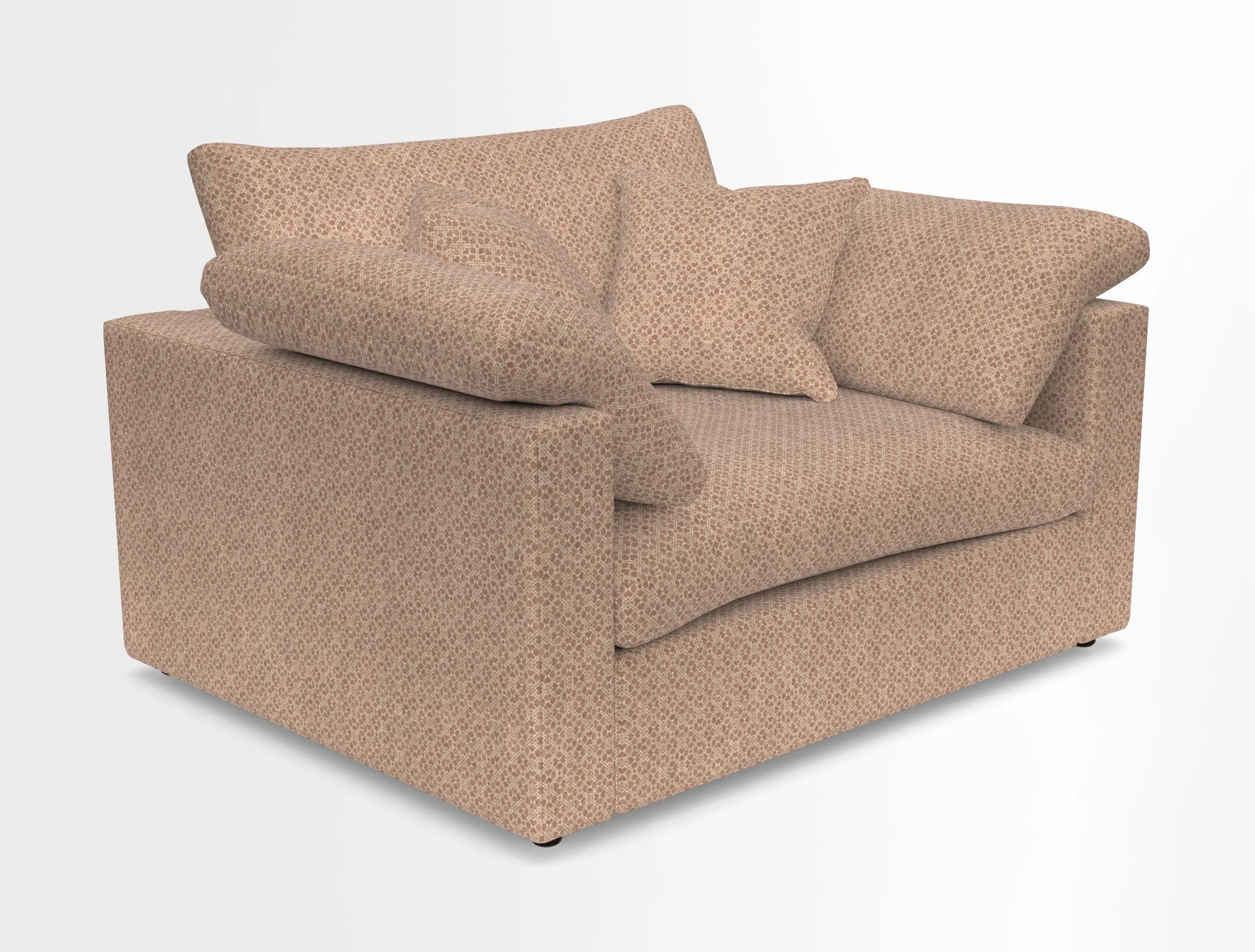 Big Softie Straight Arm Snuggler in Two Tone Plain Biscuit
