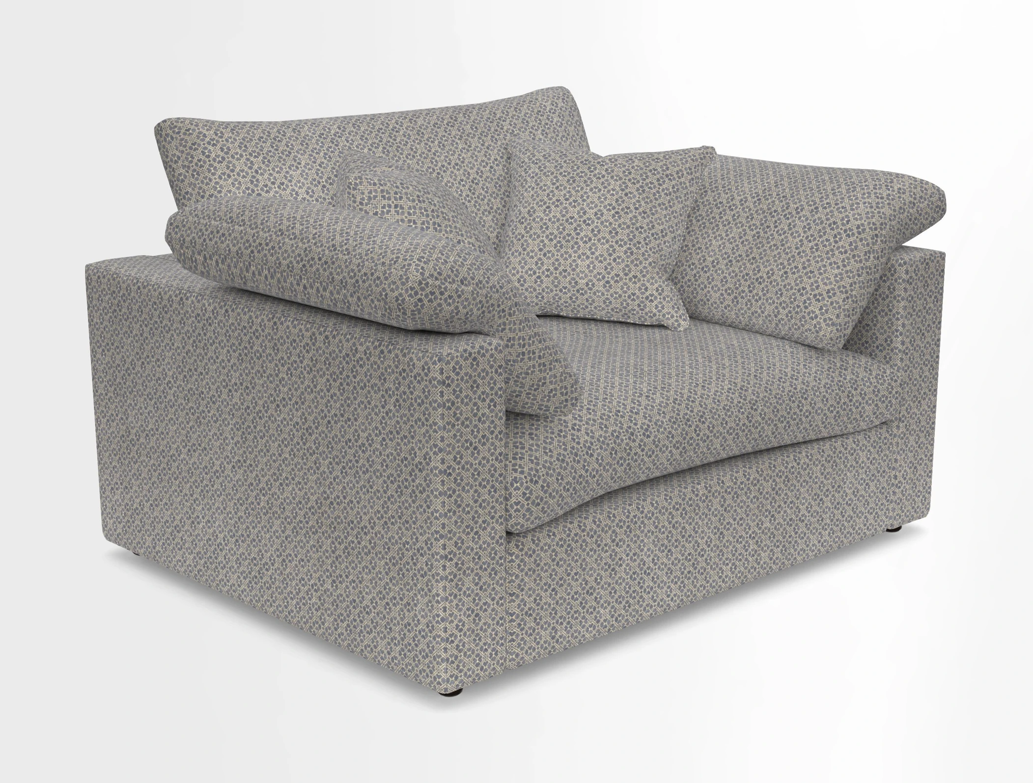 Big Softie Straight Arm Snuggler in Two Tone Plain Biscuit