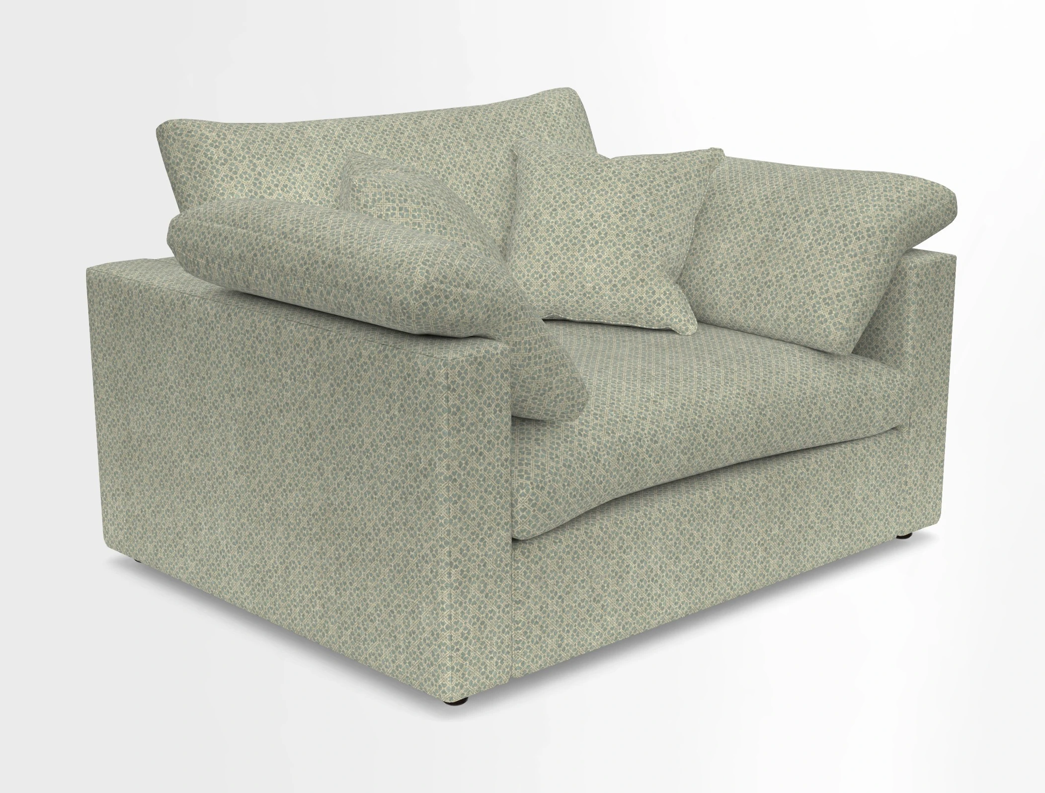 Big Softie Straight Arm Snuggler in Two Tone Plain Biscuit