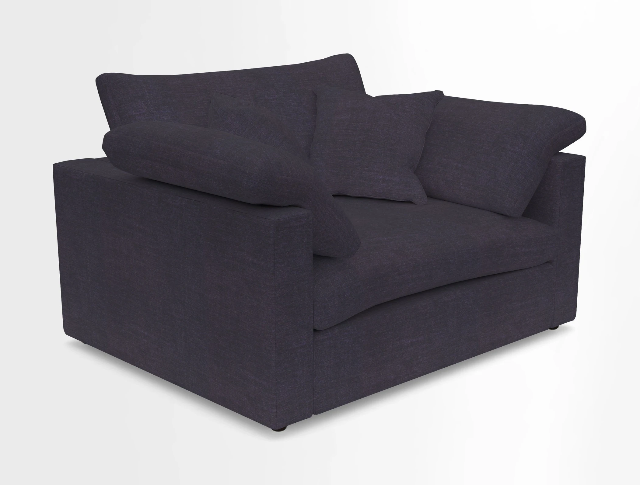 Big Softie Straight Arm Snuggler in Two Tone Plain Biscuit