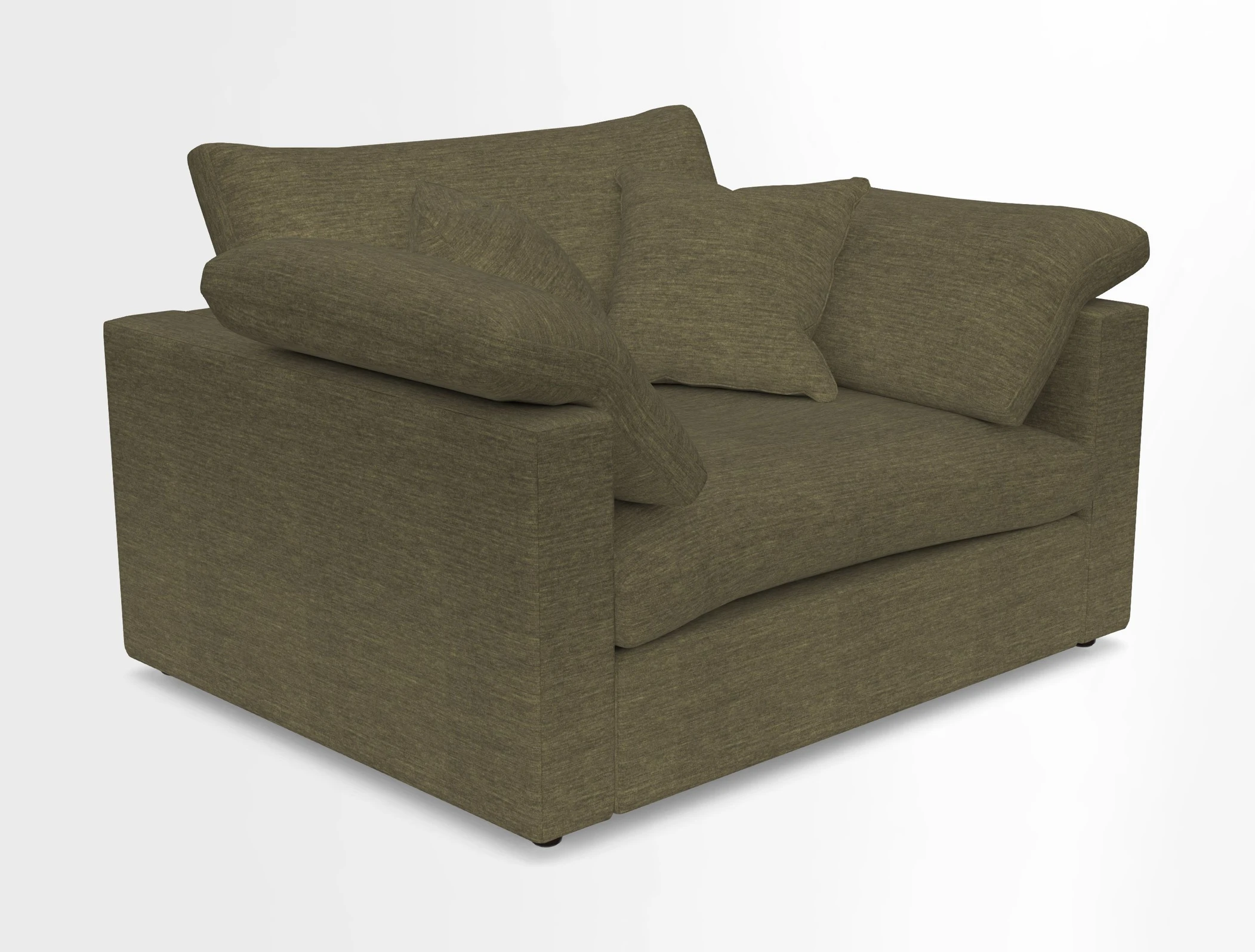 Big Softie Straight Arm Snuggler in Two Tone Plain Biscuit