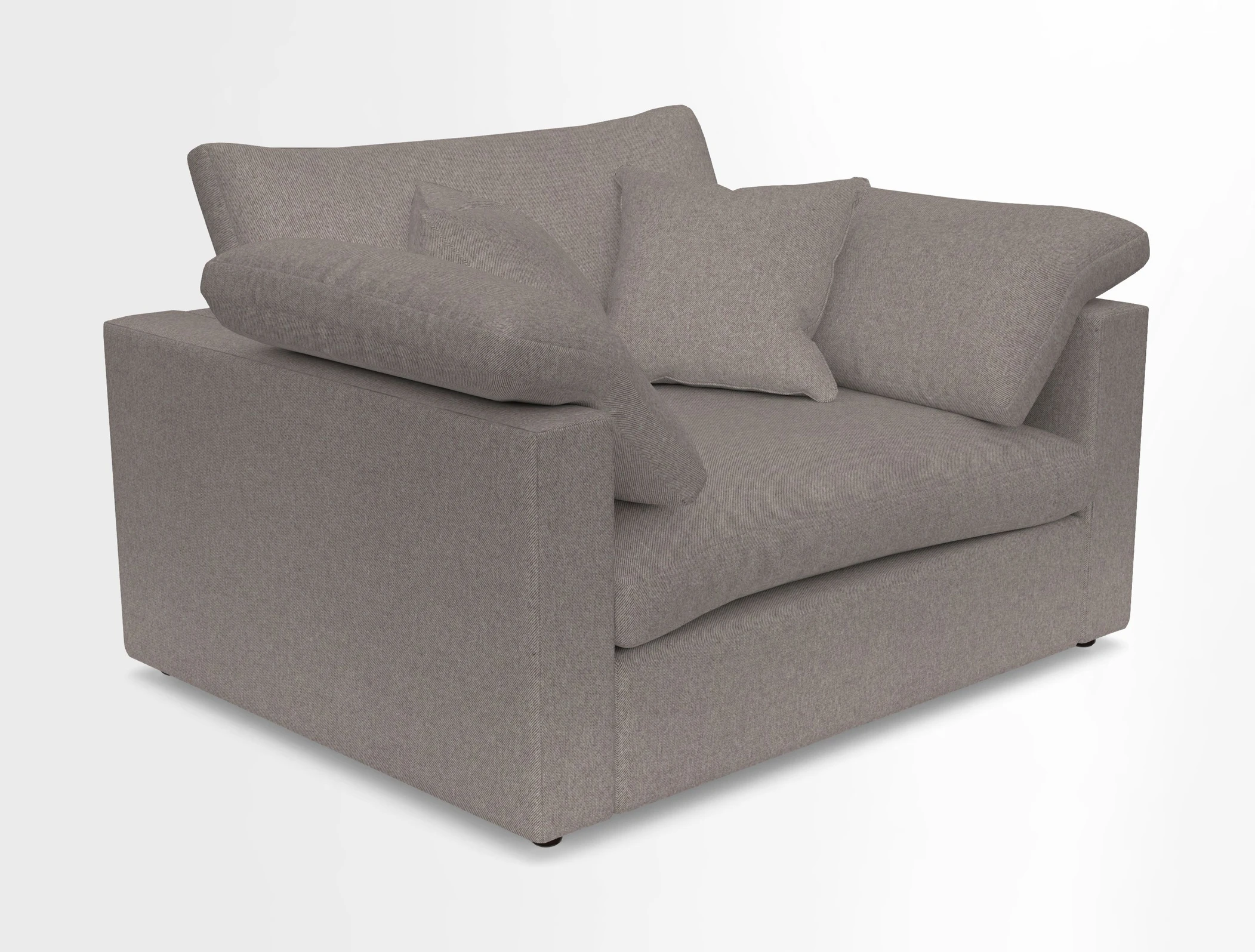 Big Softie Straight Arm Snuggler in Two Tone Plain Biscuit