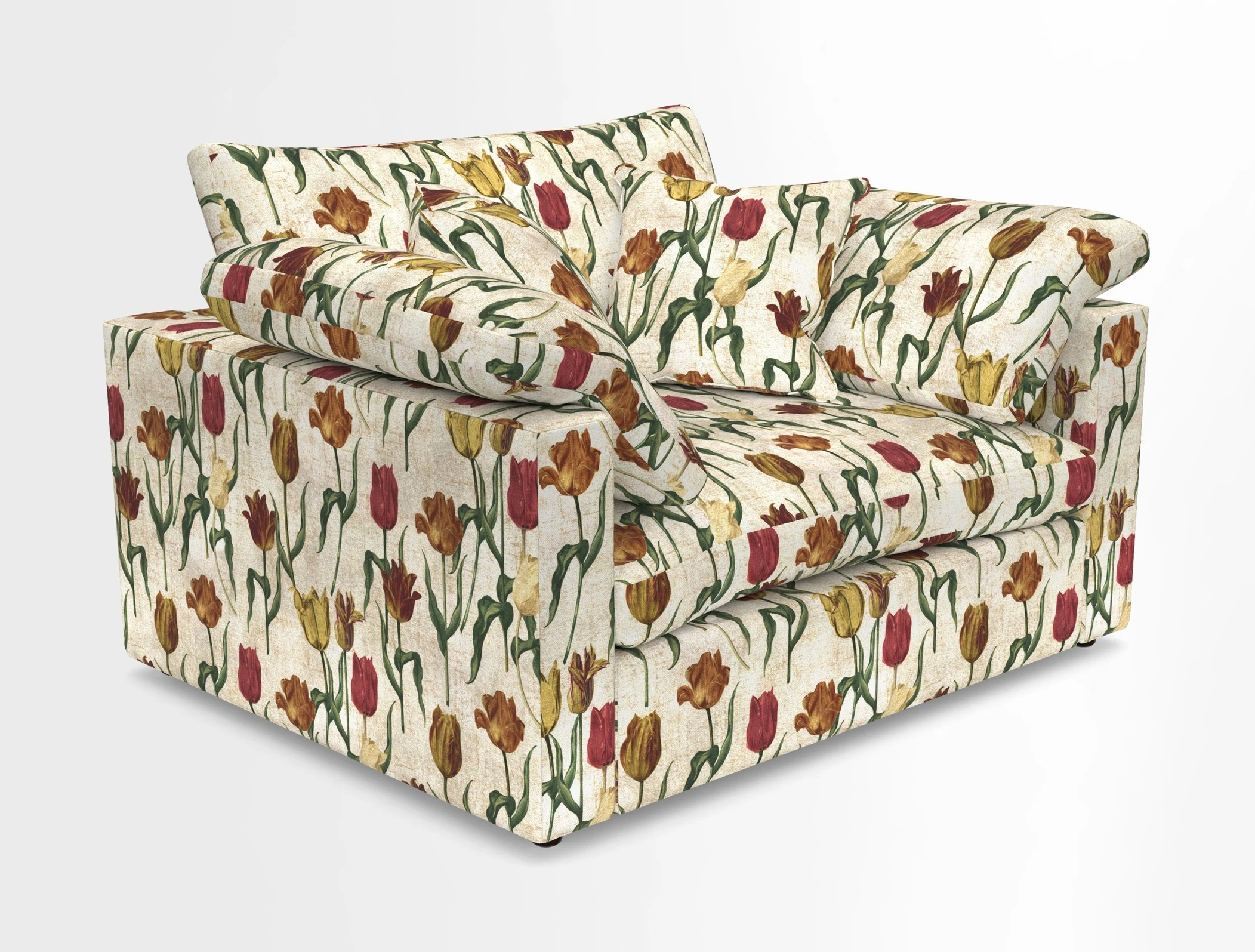 Big Softie Straight Arm Snuggler in Two Tone Plain Biscuit
