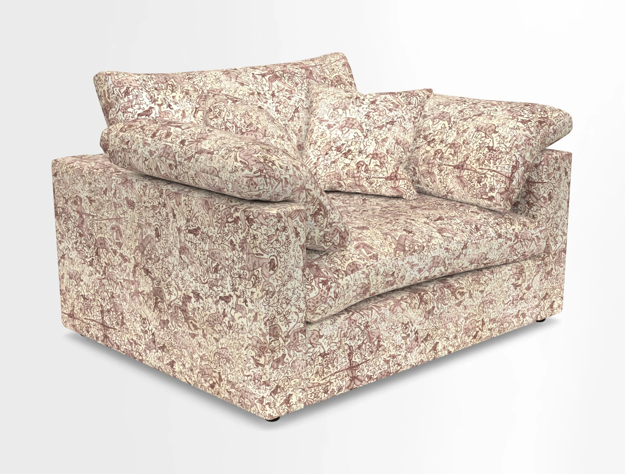 Big Softie Straight Arm Snuggler in Two Tone Plain Biscuit