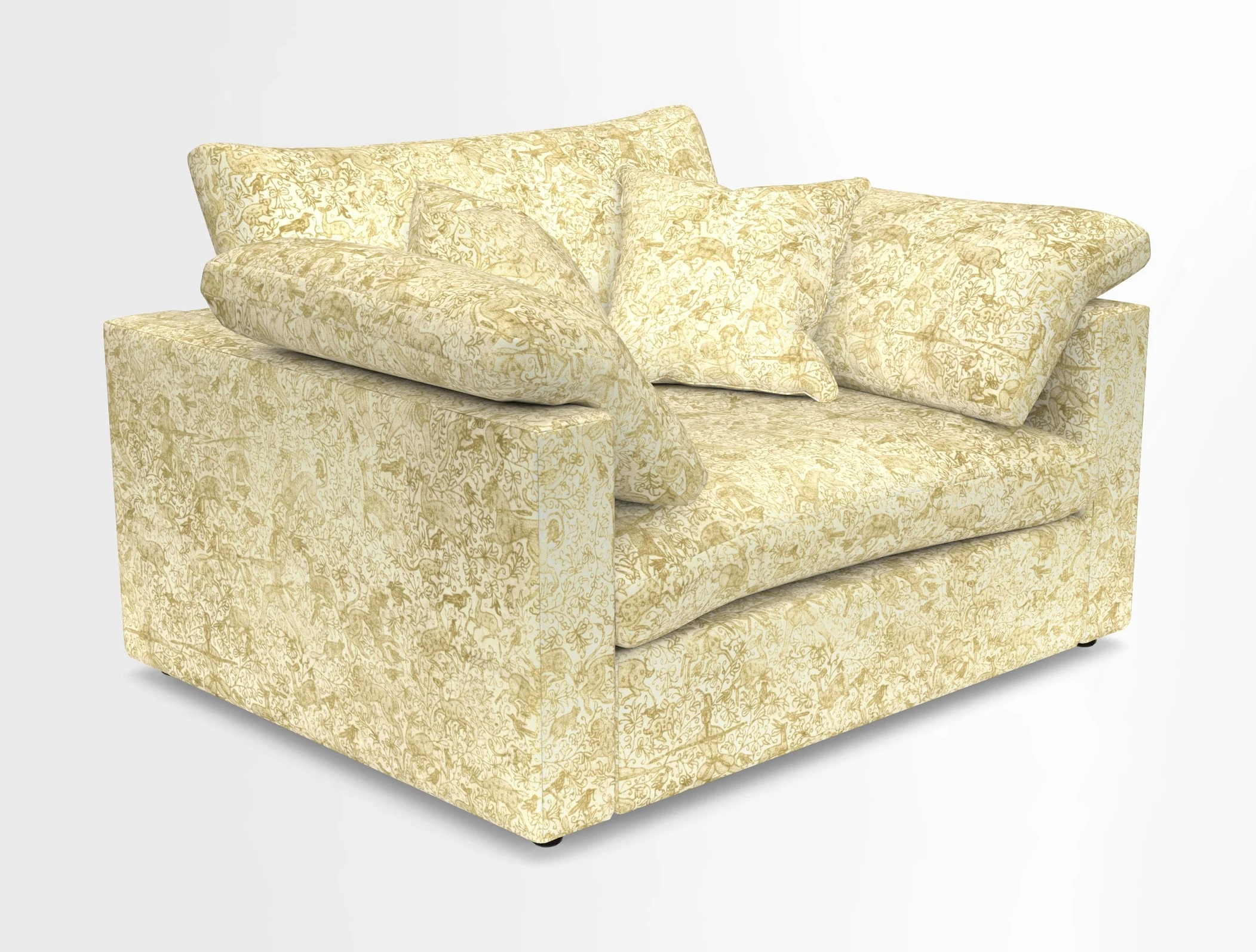 Big Softie Straight Arm Snuggler in Two Tone Plain Biscuit