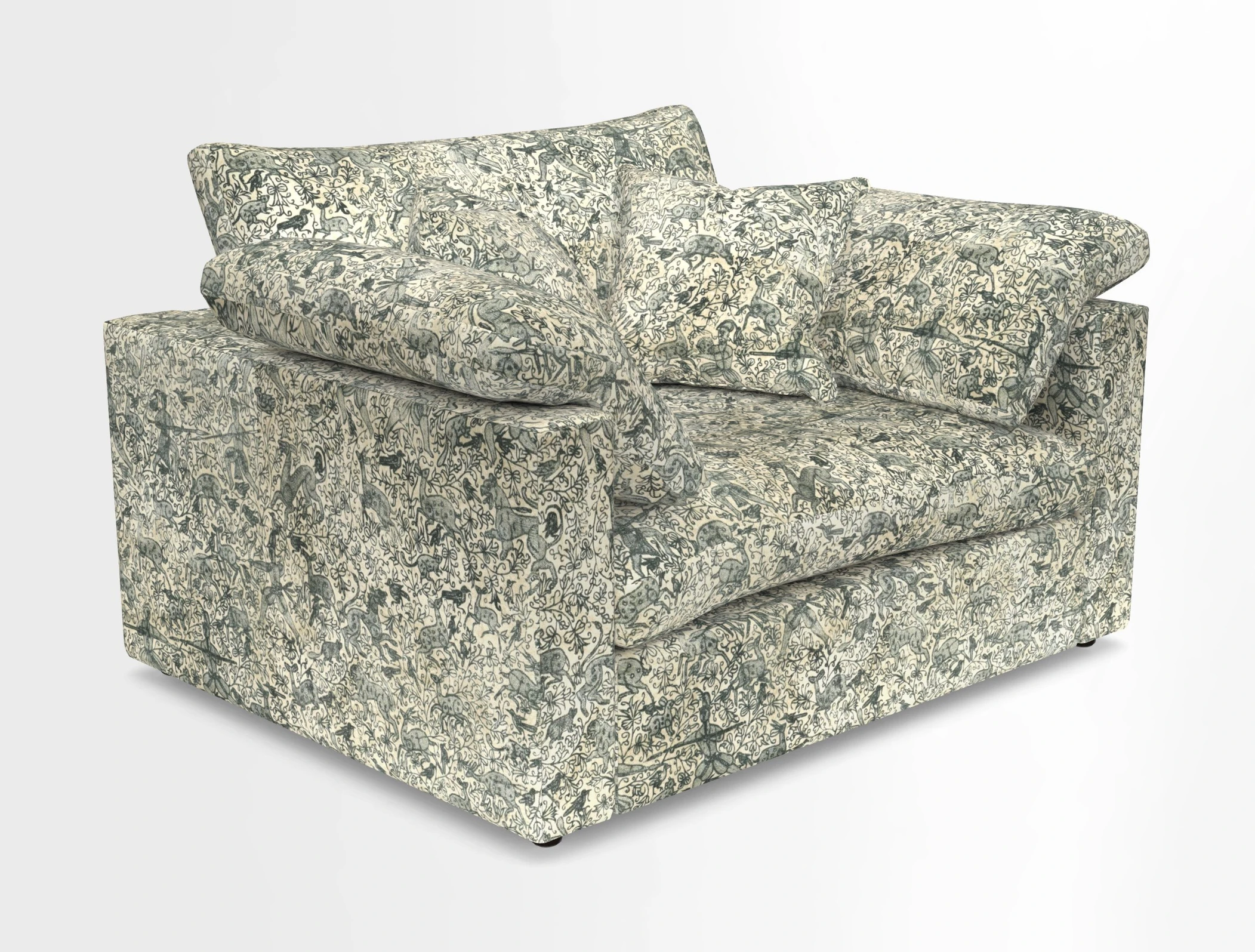 Big Softie Straight Arm Snuggler in Two Tone Plain Biscuit