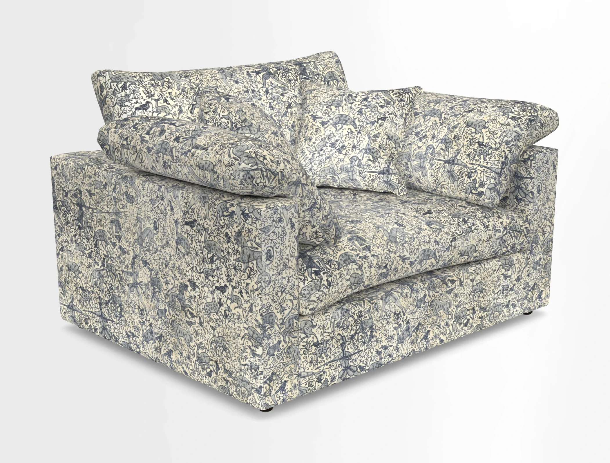 Big Softie Straight Arm Snuggler in Two Tone Plain Biscuit