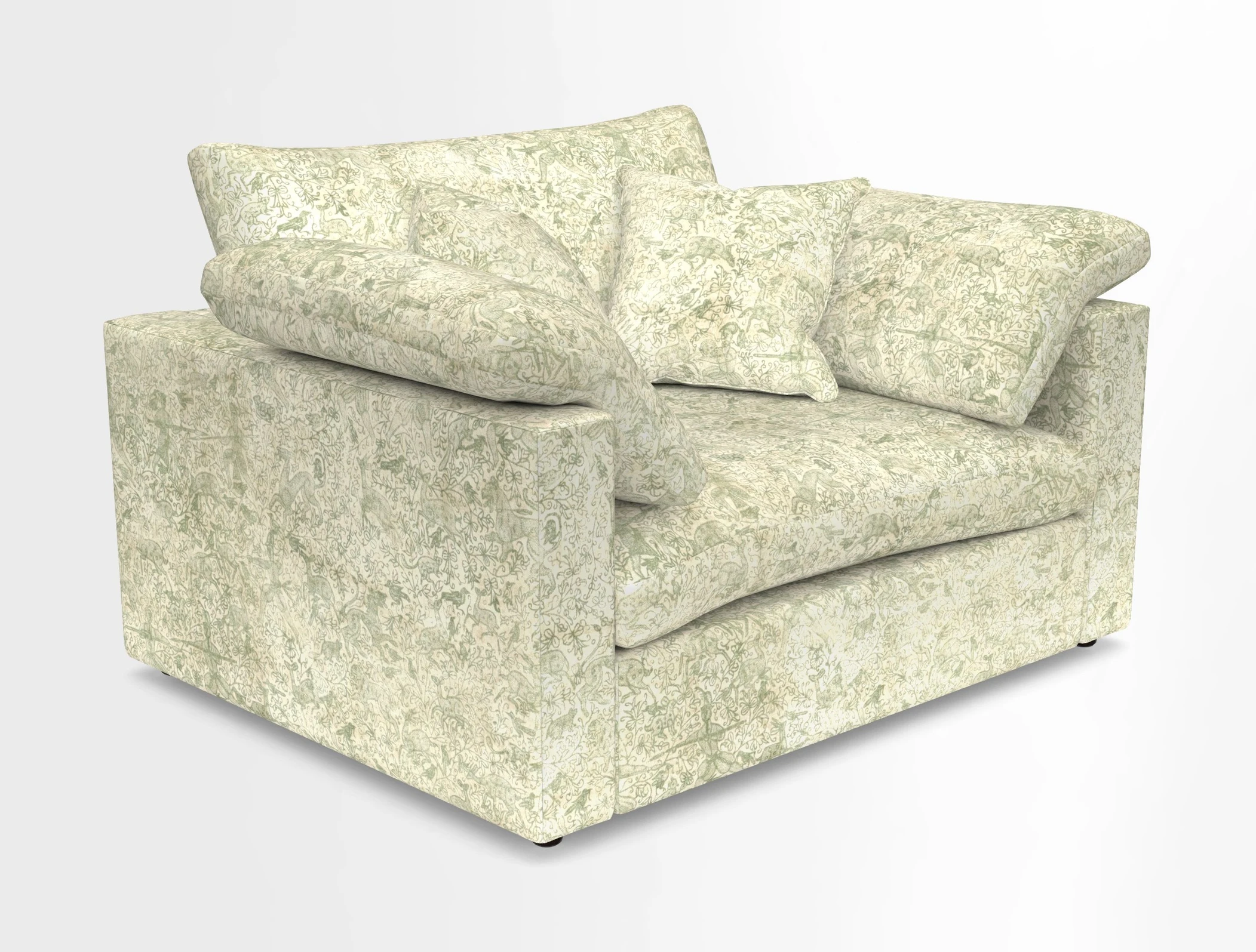 Big Softie Straight Arm Snuggler in Two Tone Plain Biscuit