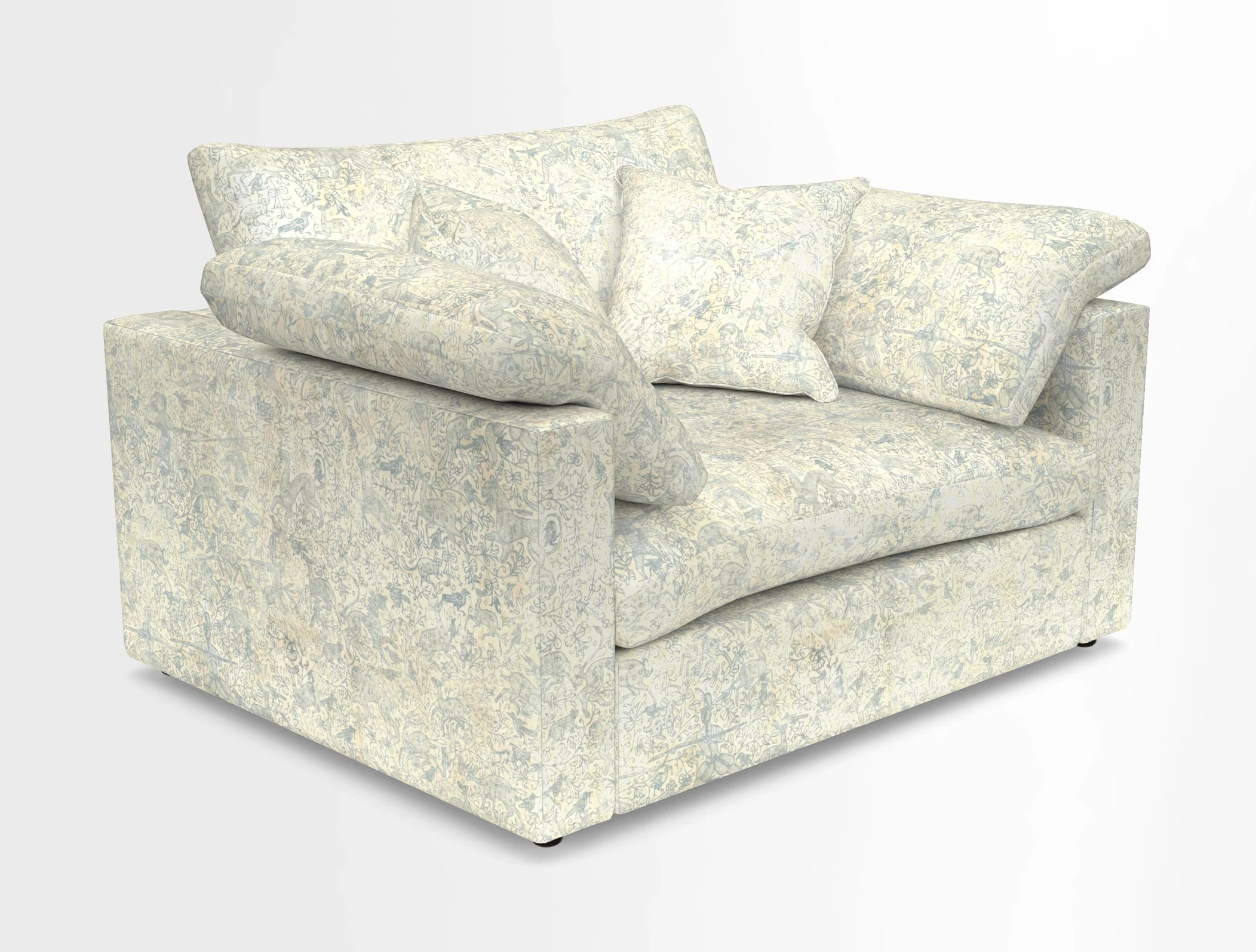 Big Softie Straight Arm Snuggler in Two Tone Plain Biscuit