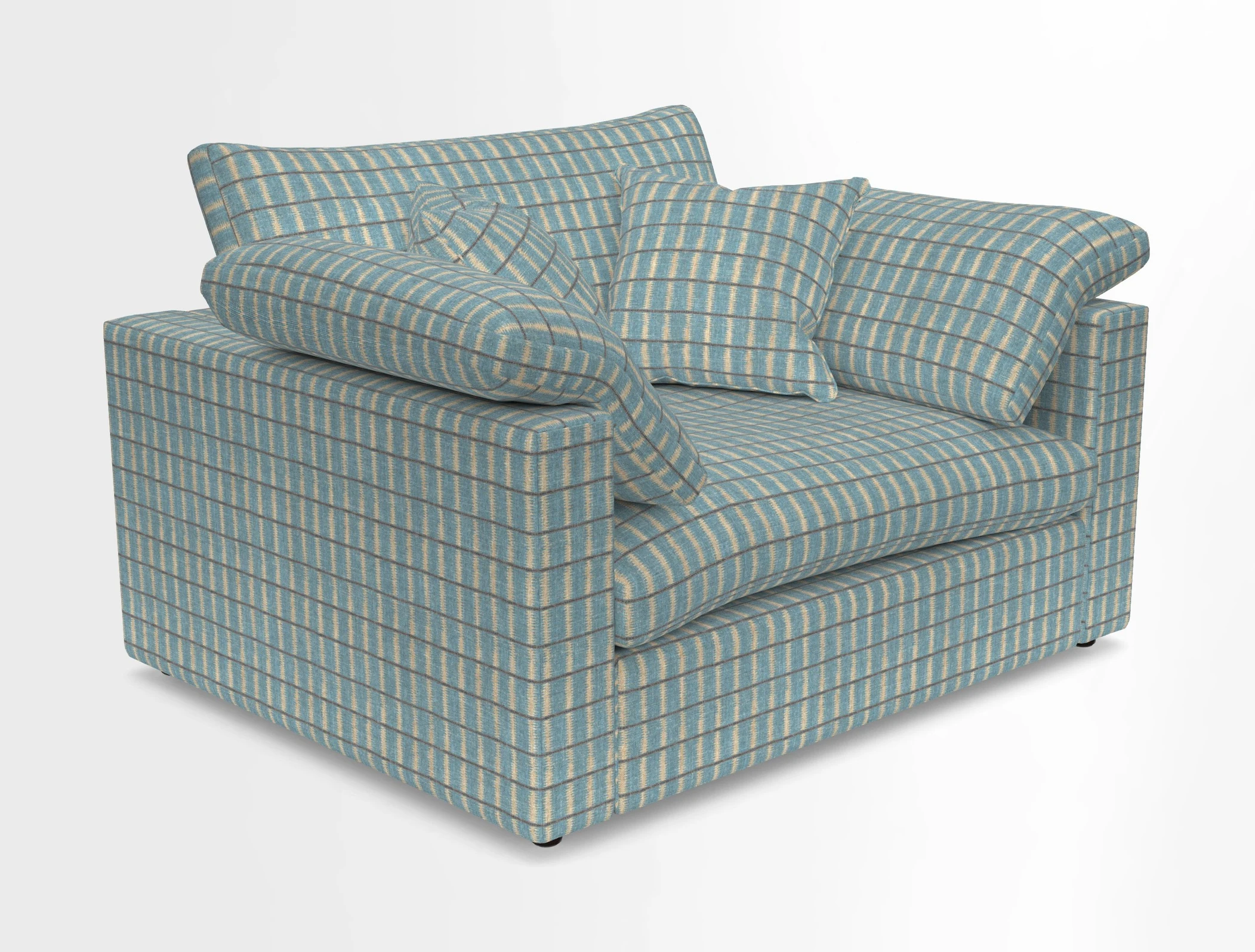 Big Softie Straight Arm Snuggler in Two Tone Plain Biscuit