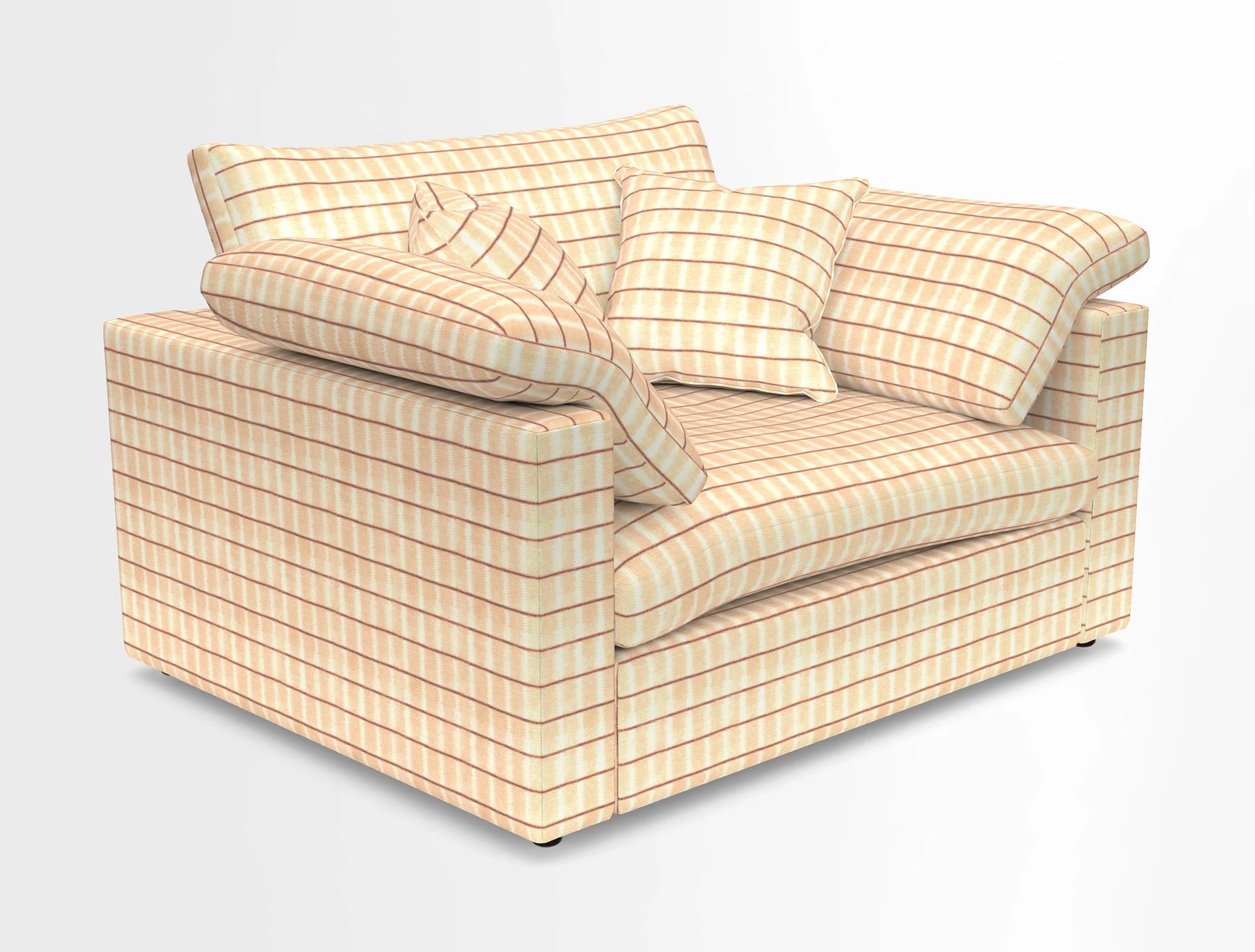 Big Softie Straight Arm Snuggler in Two Tone Plain Biscuit