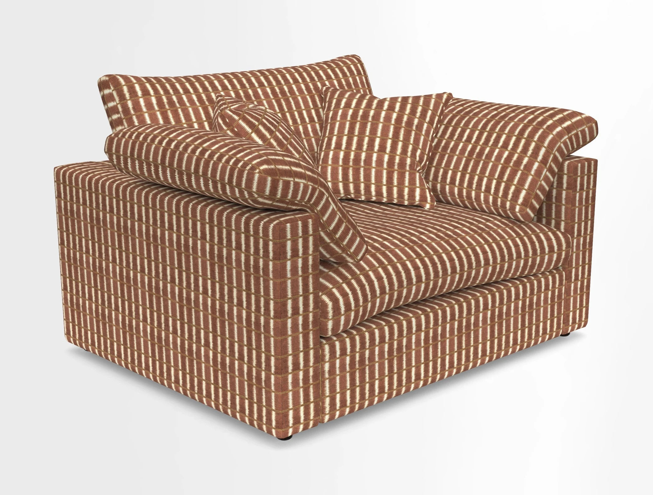 Big Softie Straight Arm Snuggler in Two Tone Plain Biscuit