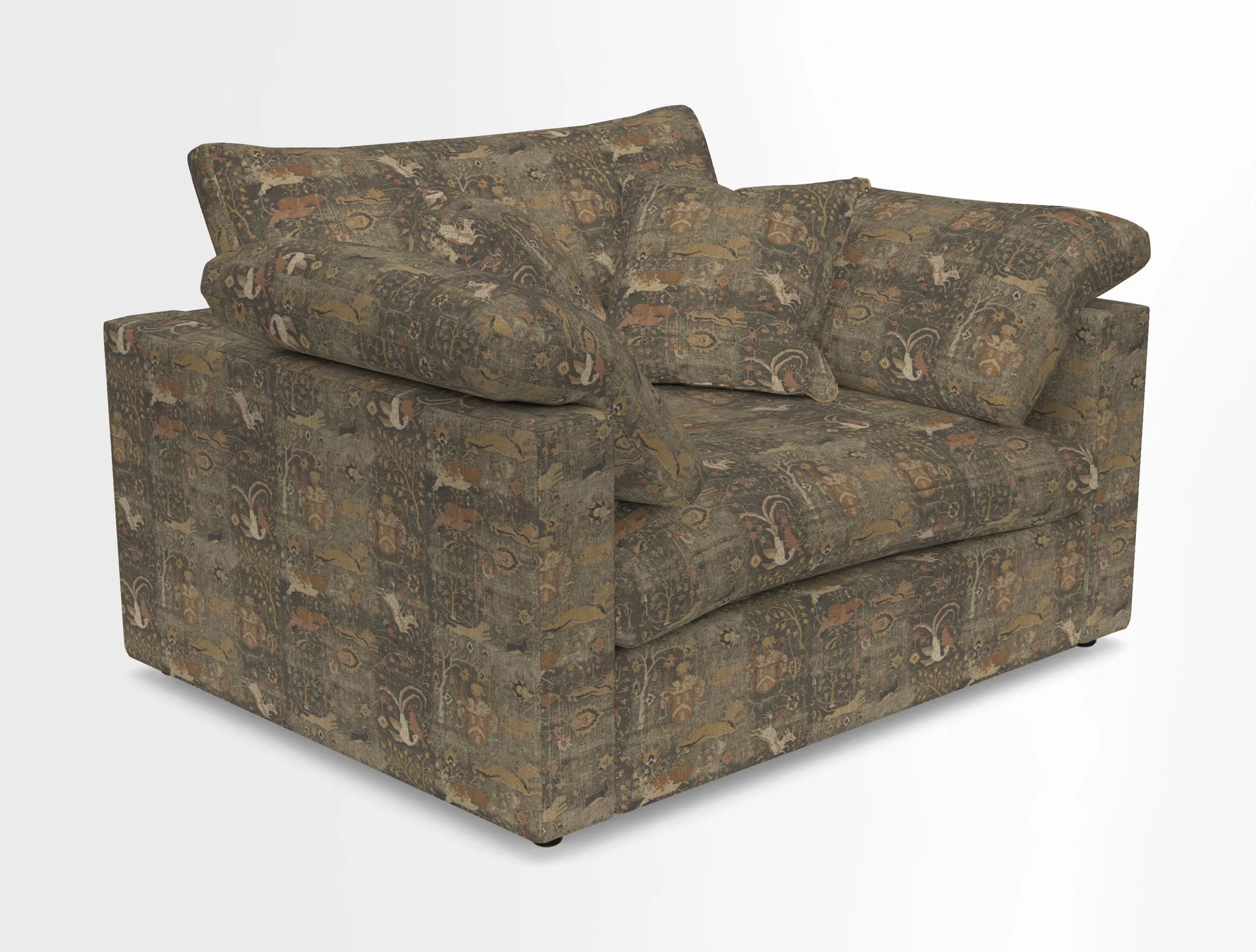 Big Softie Straight Arm Snuggler in Two Tone Plain Biscuit