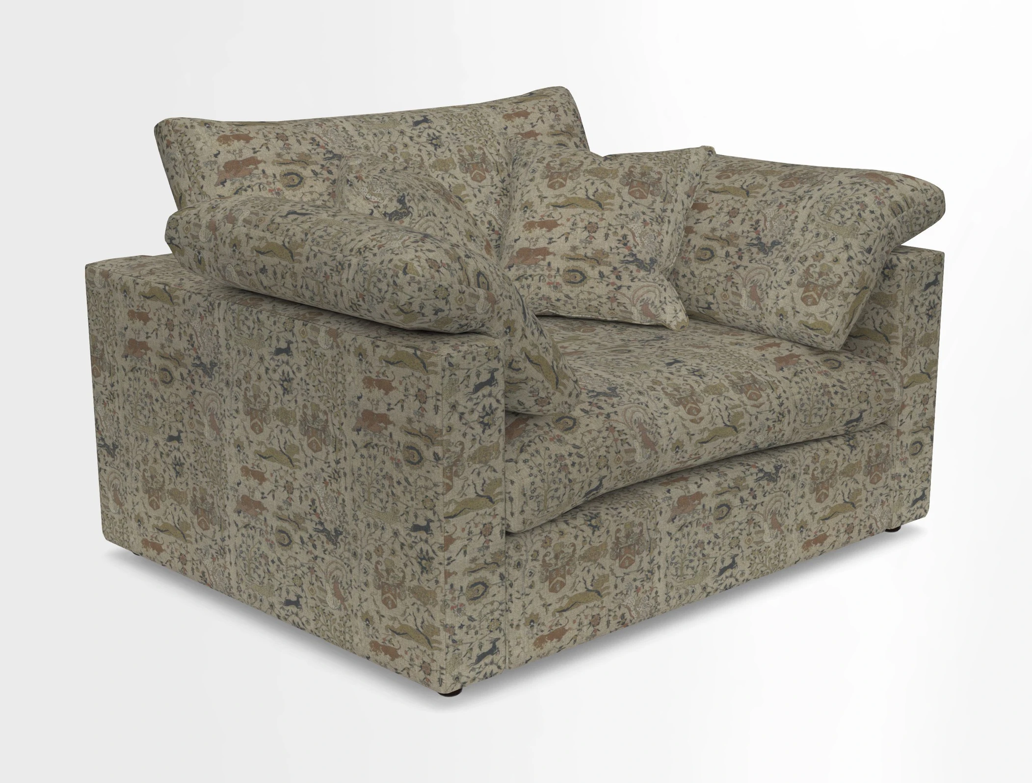 Big Softie Straight Arm Snuggler in Two Tone Plain Biscuit