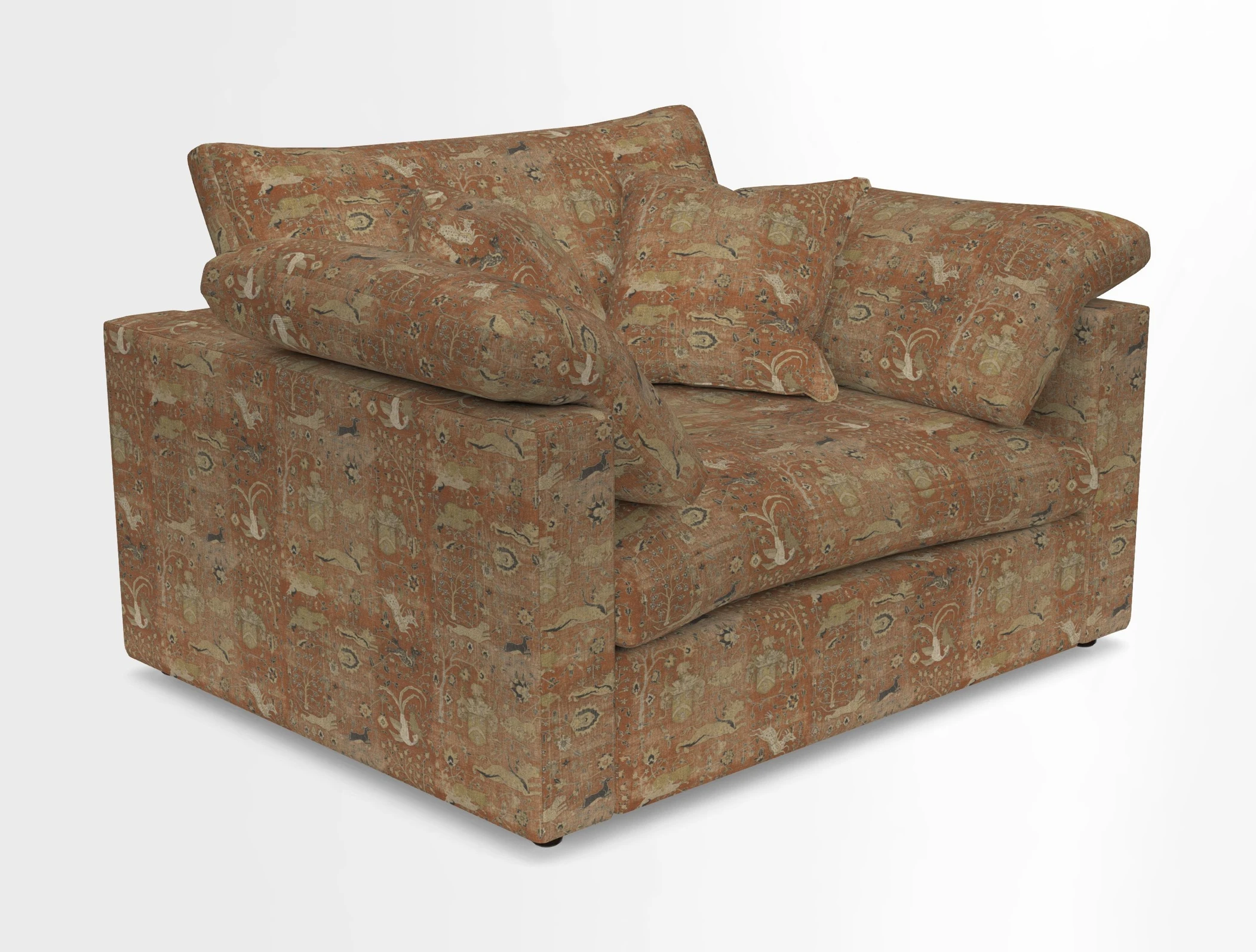 Big Softie Straight Arm Snuggler in Two Tone Plain Biscuit