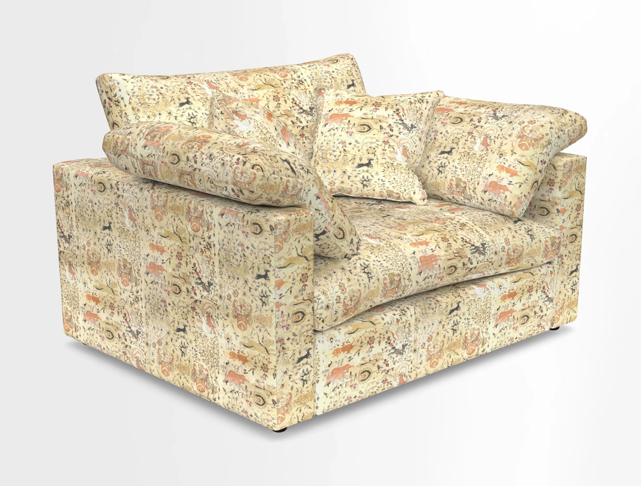 Big Softie Straight Arm Snuggler in Two Tone Plain Biscuit