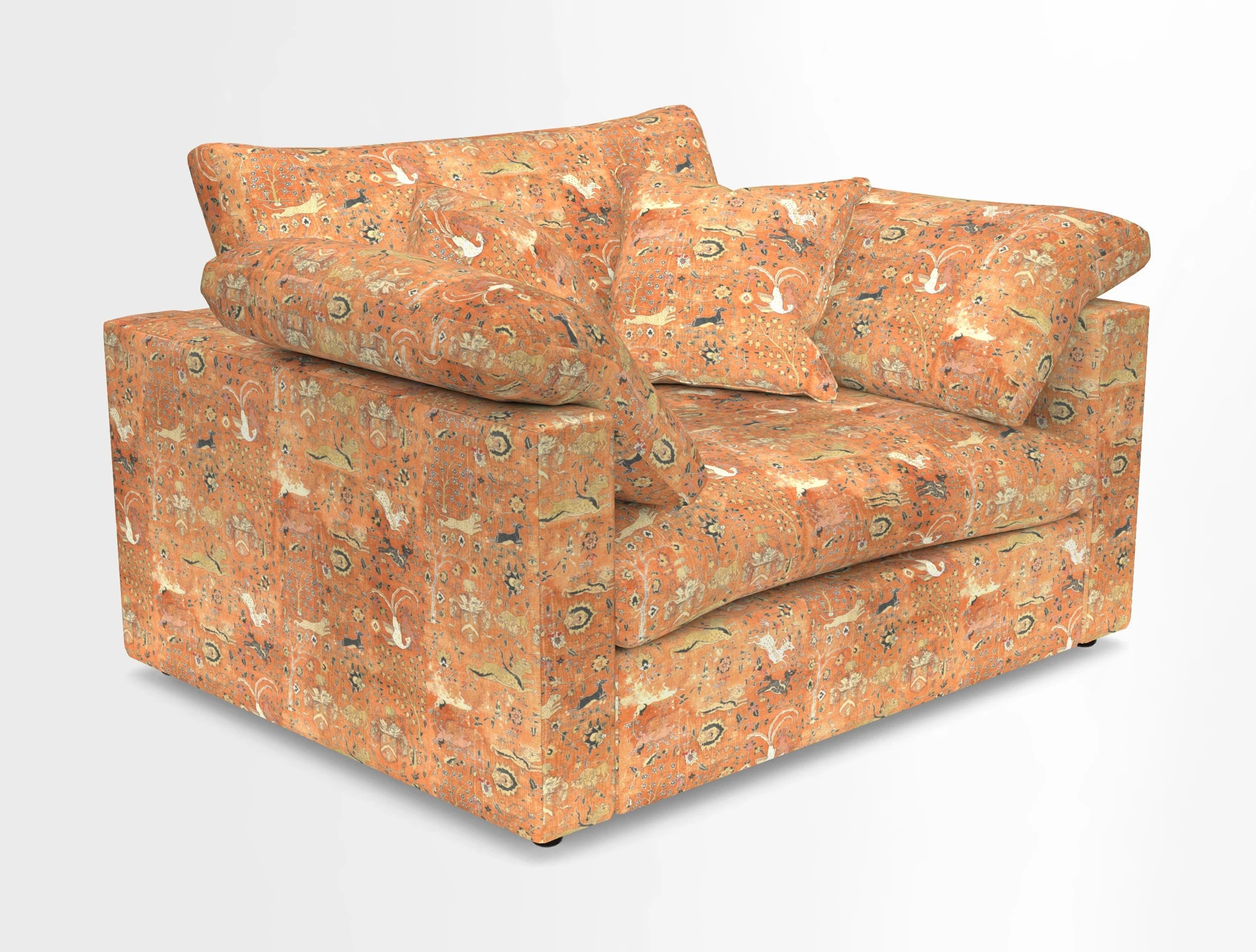 Big Softie Straight Arm Snuggler in Two Tone Plain Biscuit