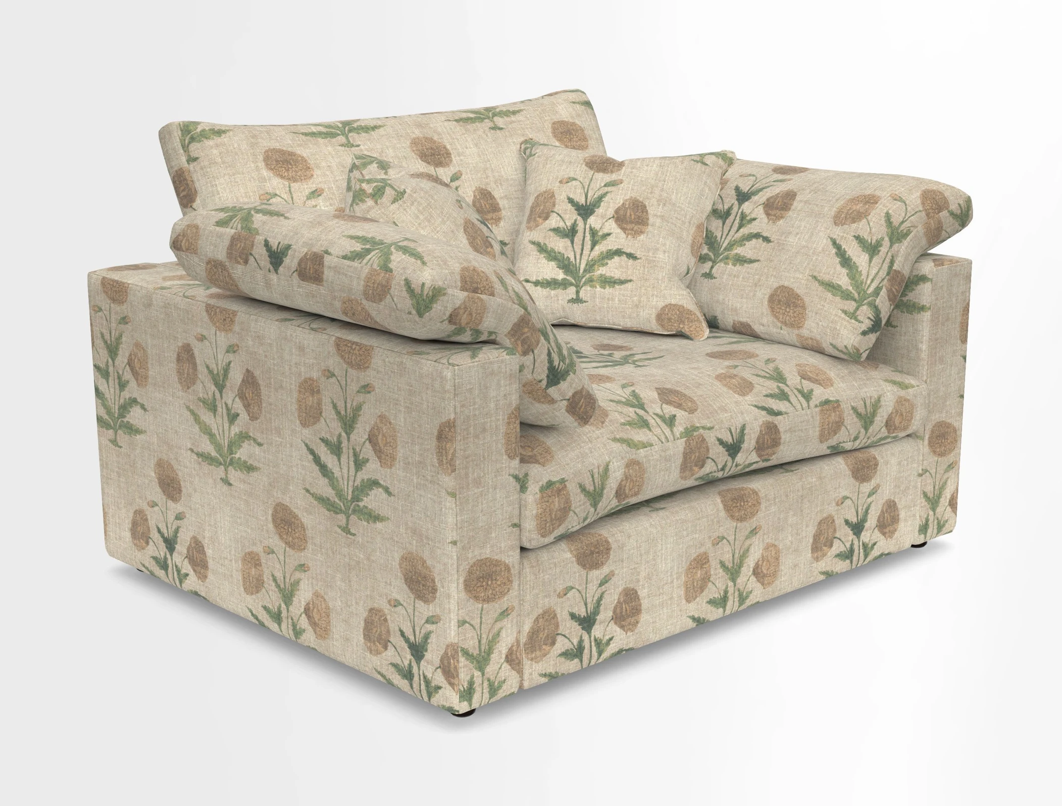 Big Softie Straight Arm Snuggler in Two Tone Plain Biscuit