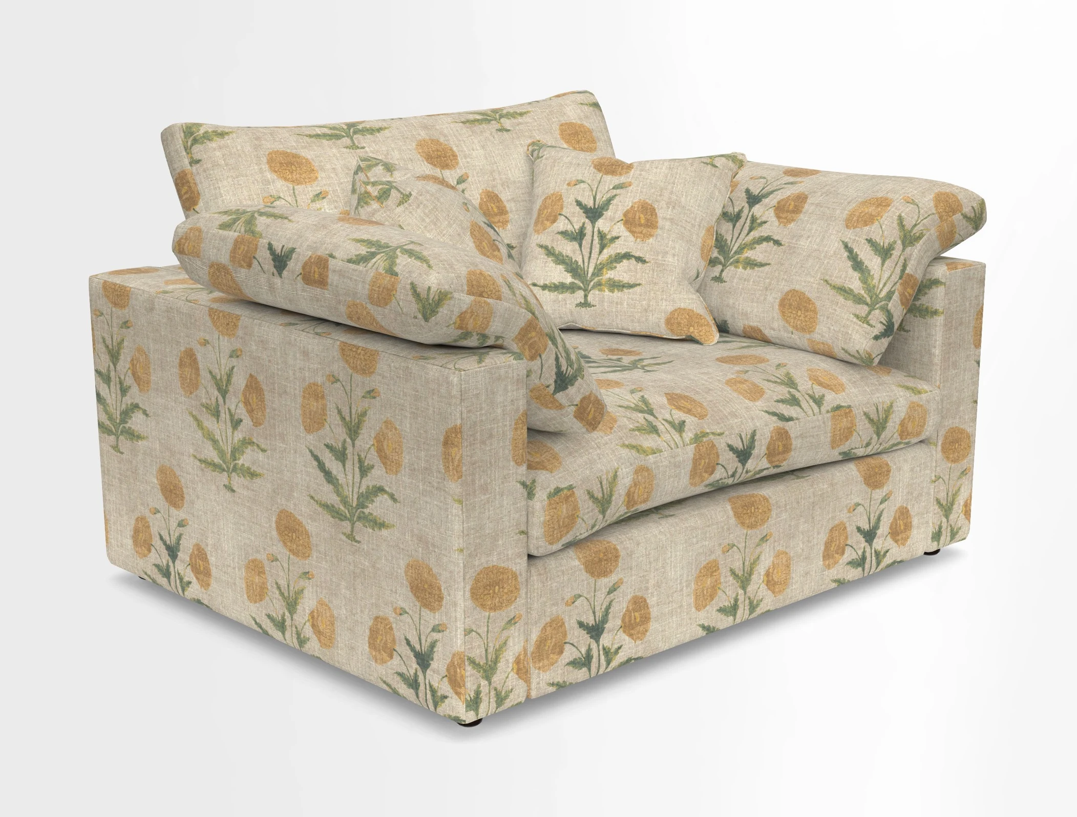 Big Softie Straight Arm Snuggler in Two Tone Plain Biscuit