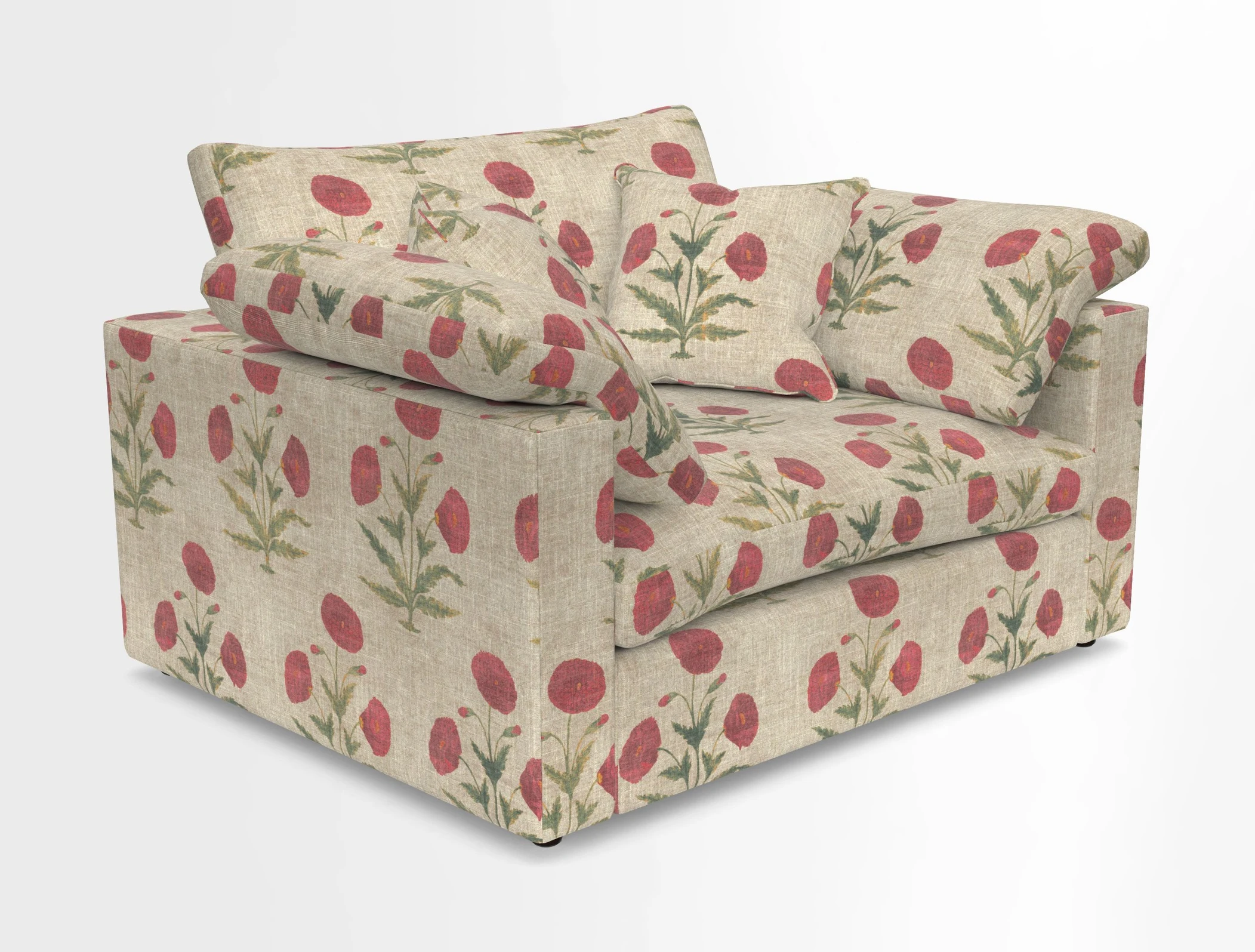 Big Softie Straight Arm Snuggler in Two Tone Plain Biscuit